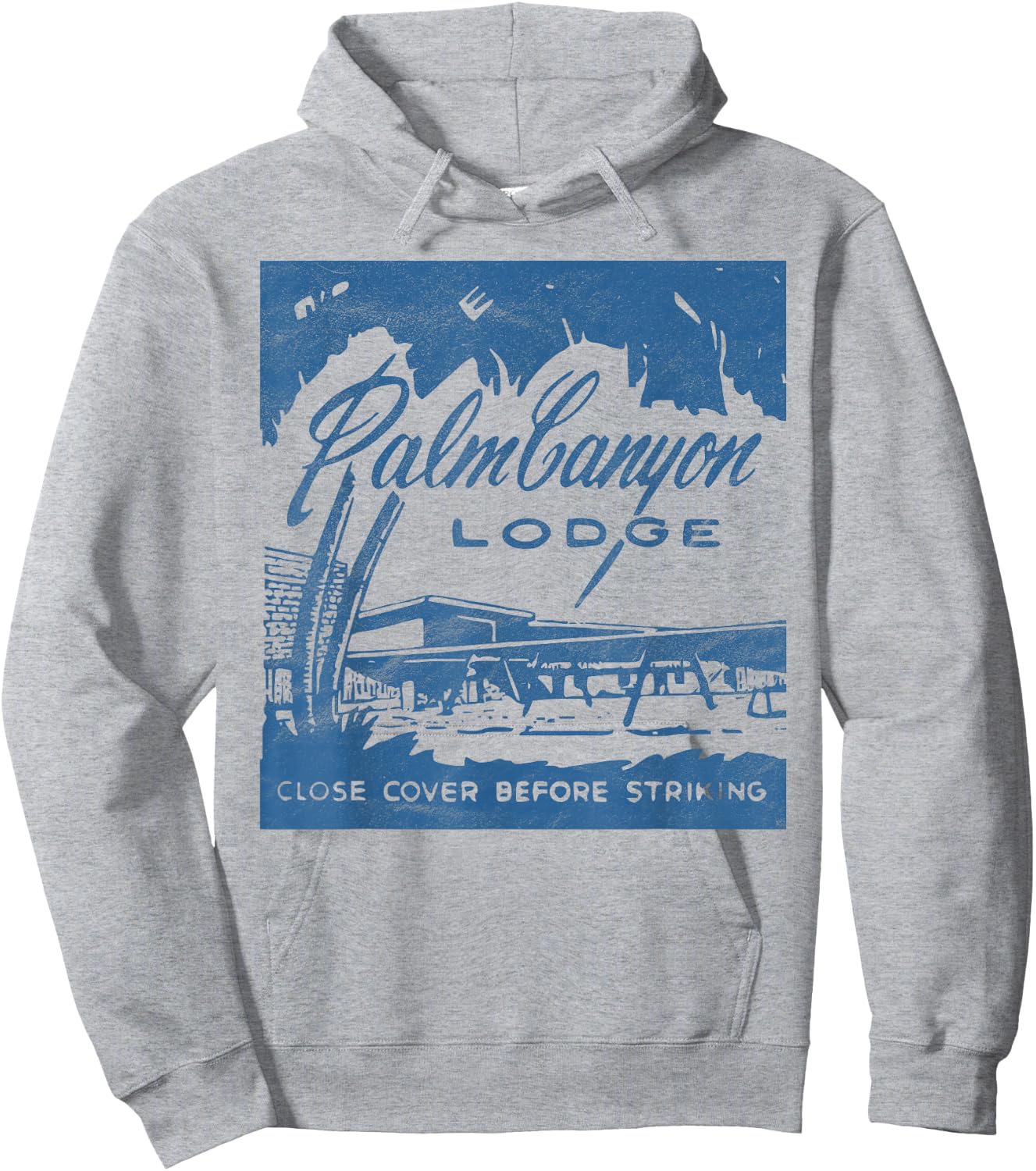 Vintage Hotel 60s Retro Style / Matchbook Art Hoodie - Hoodie | Ash