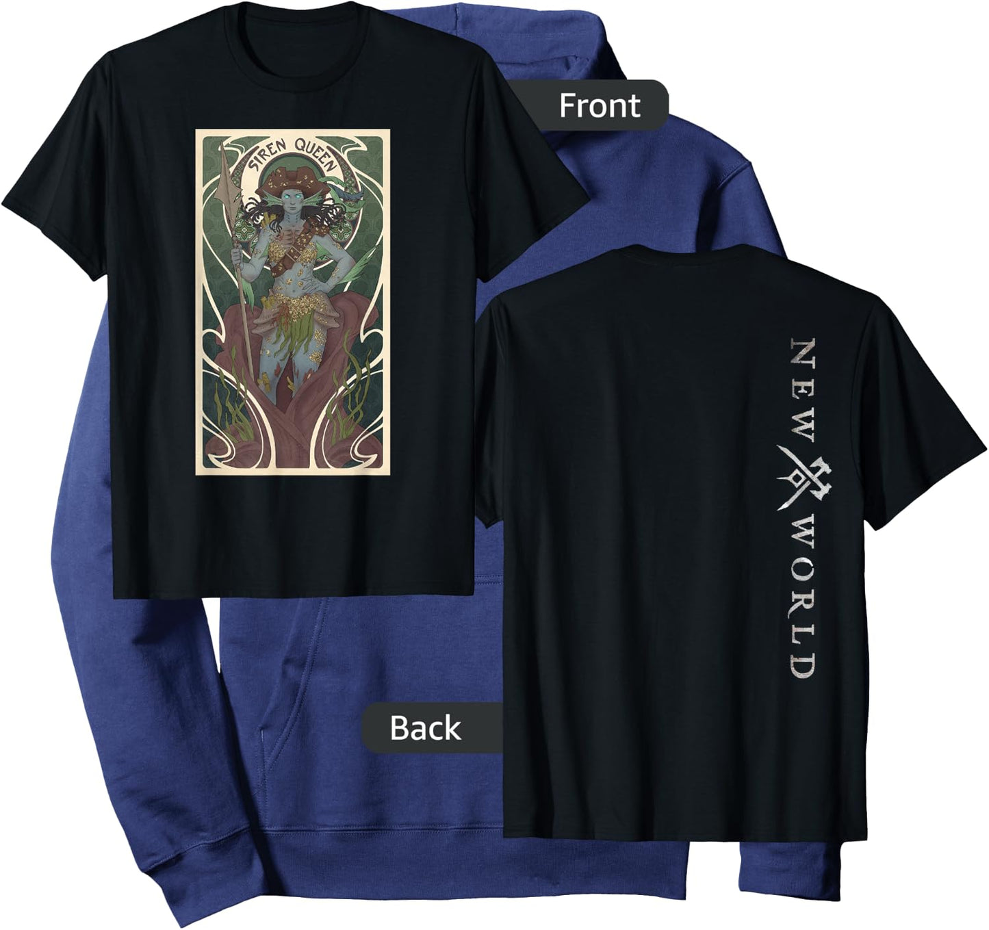 New World Siren Queen Hoodie - Hoodie | Navy