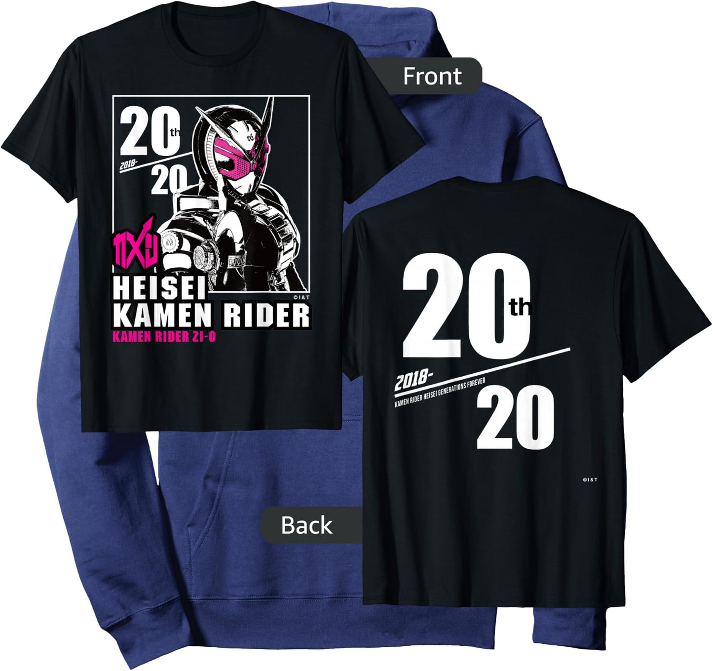 Kamen Rider Zi-O Heisei Rider Anniversary Hoodie - Hoodie | Navy