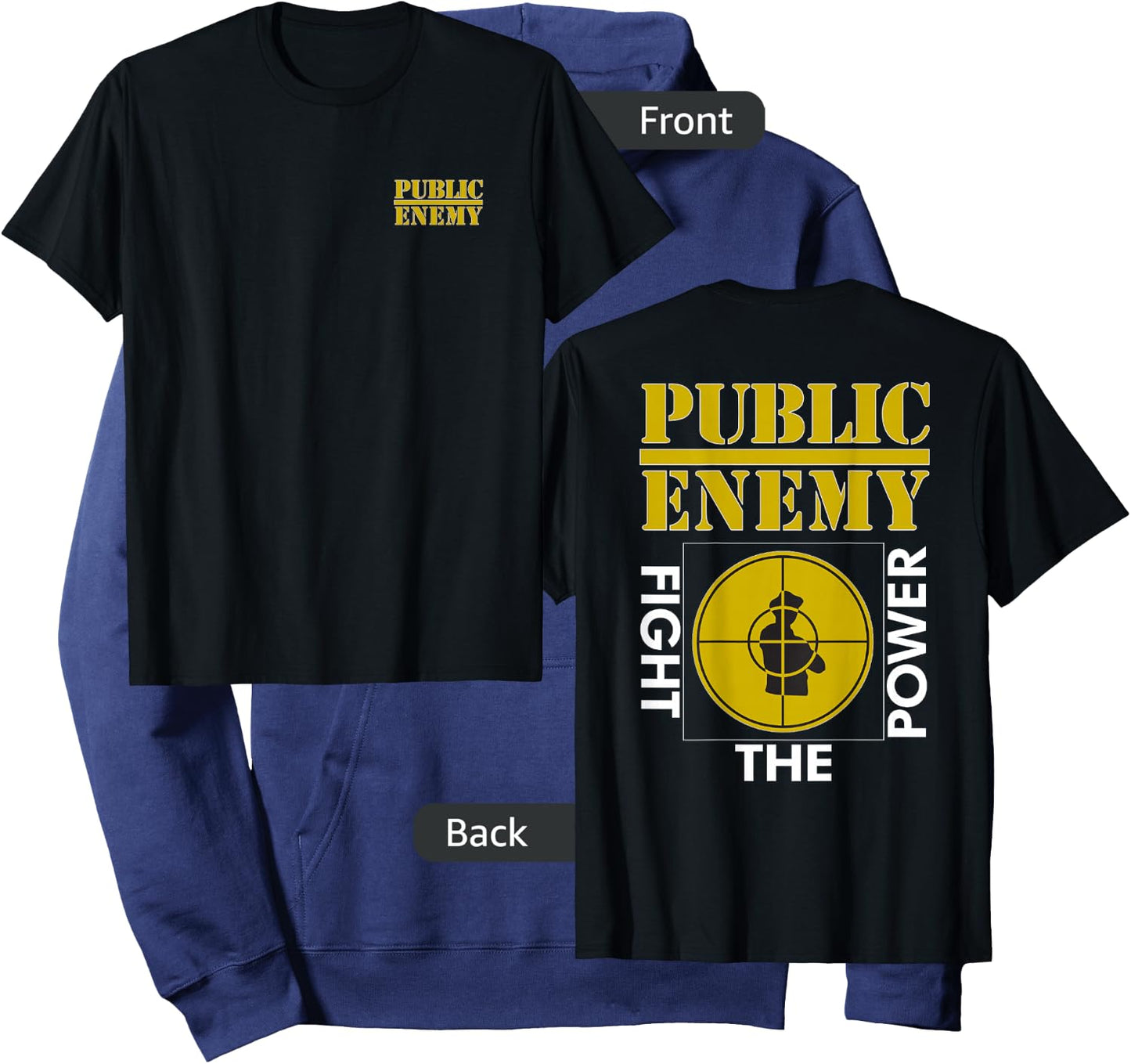 Public Enemy Official Fight The Power Hoodie - Hoodie | Navy
