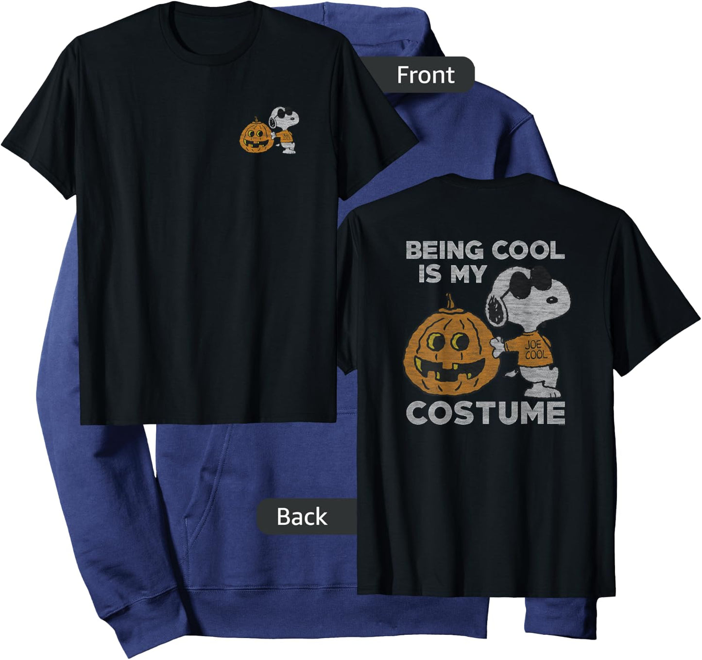 Peanuts Halloween Pumpkin Costume Hoodie - Hoodie | Navy