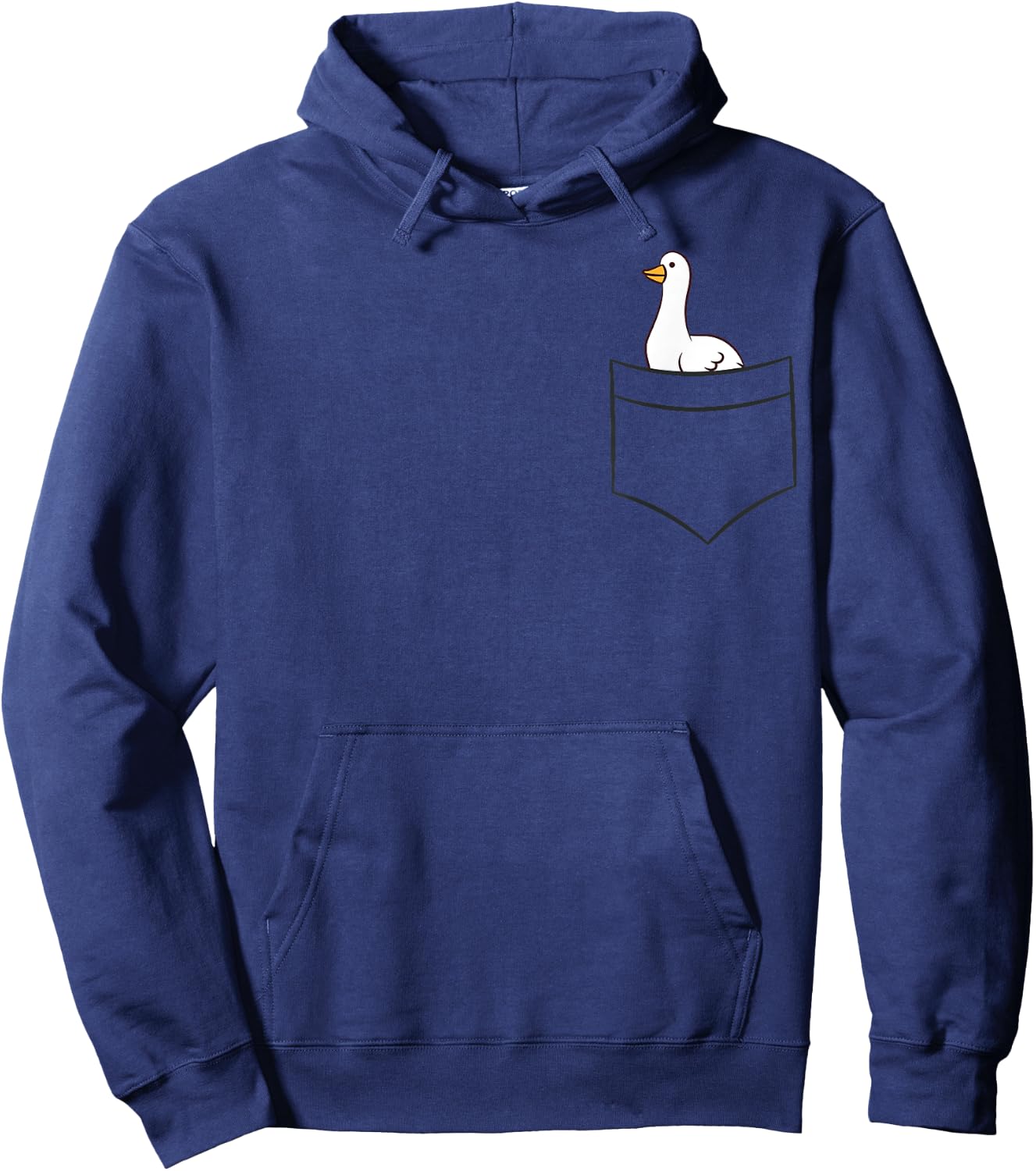 Goose In The Pocket Funny Pocket Goose Hoodie - Hoodie | Navy