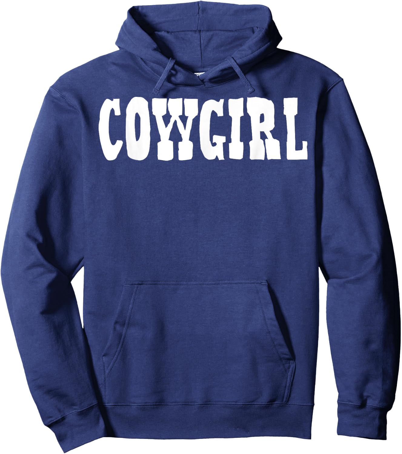 Cowgirl - Cow Girl, Horse, Equestrian Hoodie - Hoodie | Navy