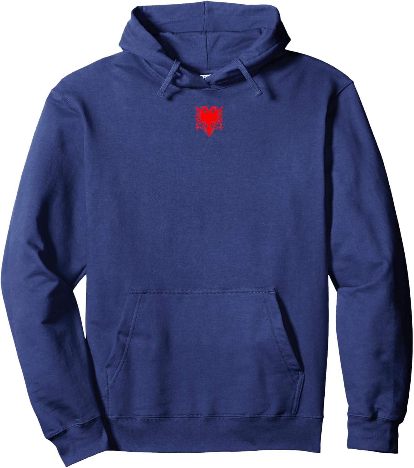 Albania Flag Albanian Double-headed Eagle Hoodie - Hoodie | Navy