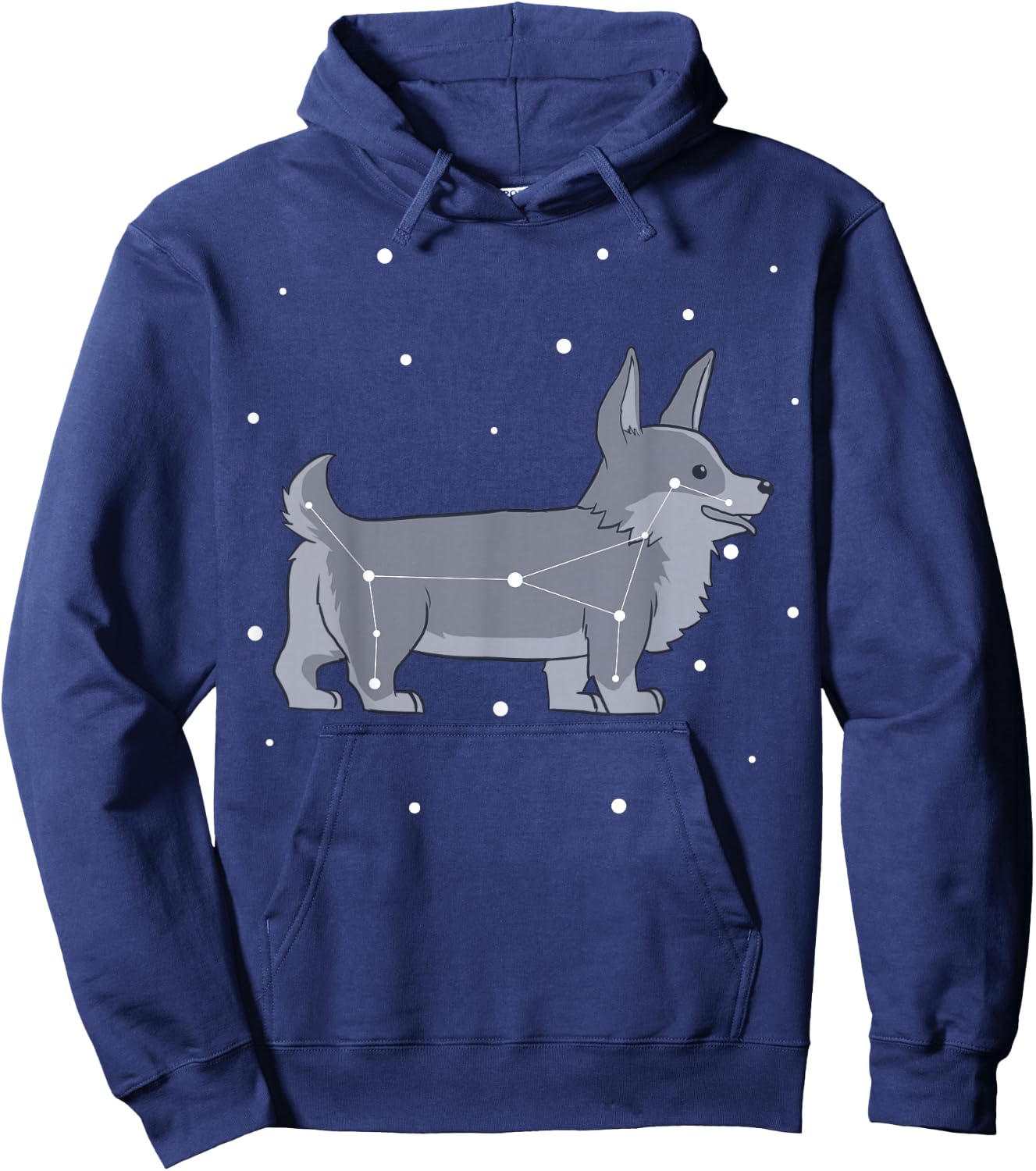 Constellation Corgi Dog Hoodie - Hoodie | Navy