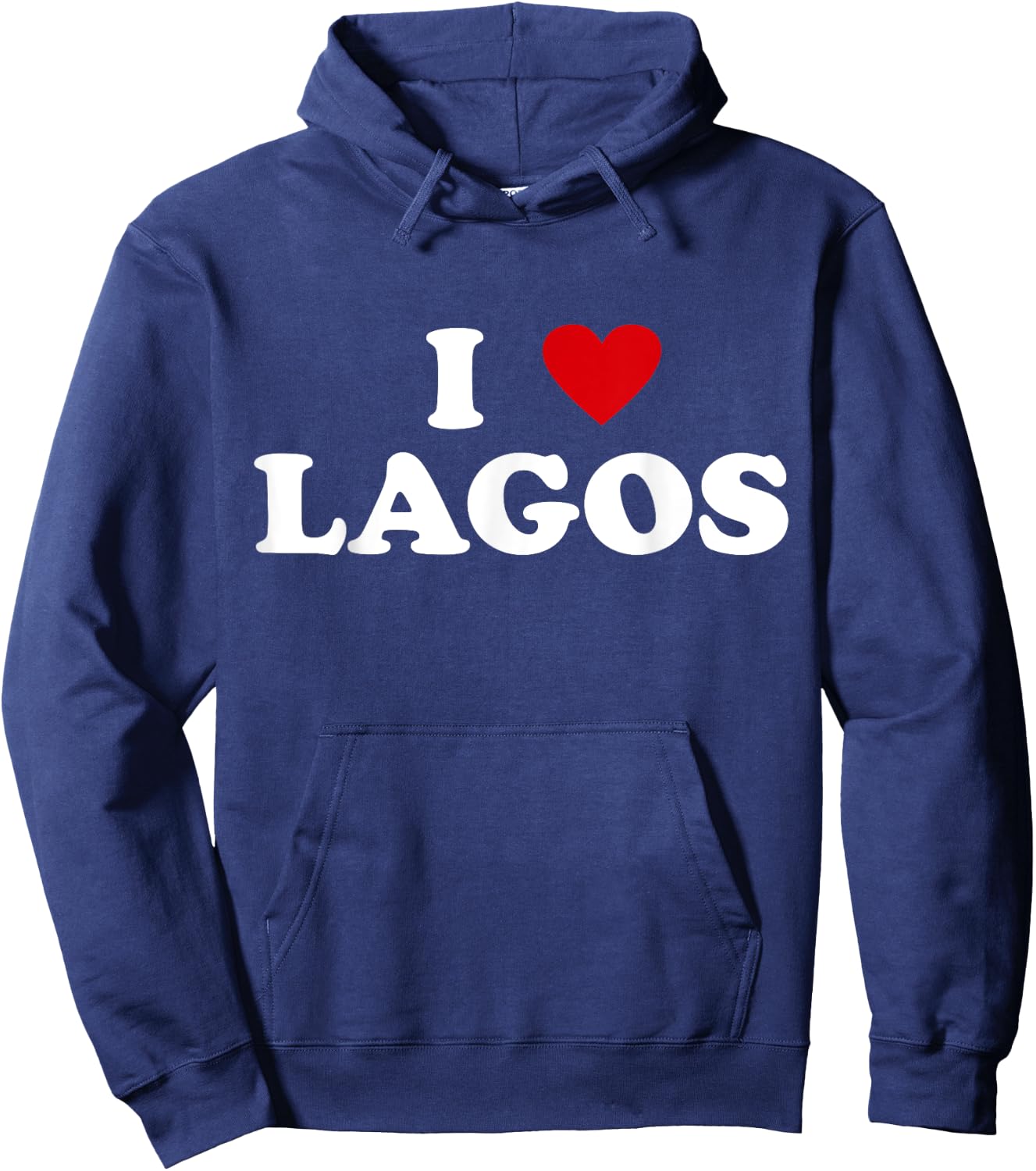 I Heart Nigeria City - I Love Lagos Hoodie - Hoodie | Navy
