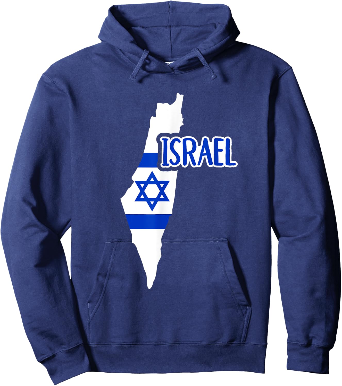 Israel map Hoodie - Hoodie | Navy