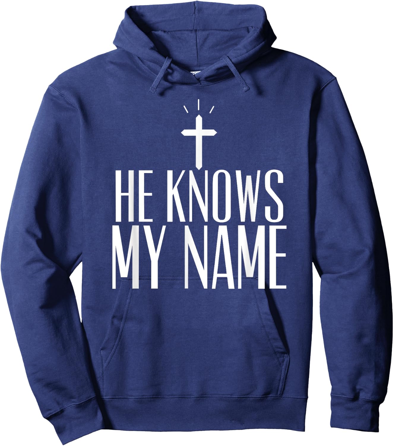 He Knows My Name Hoodie - Hoodie | Navy