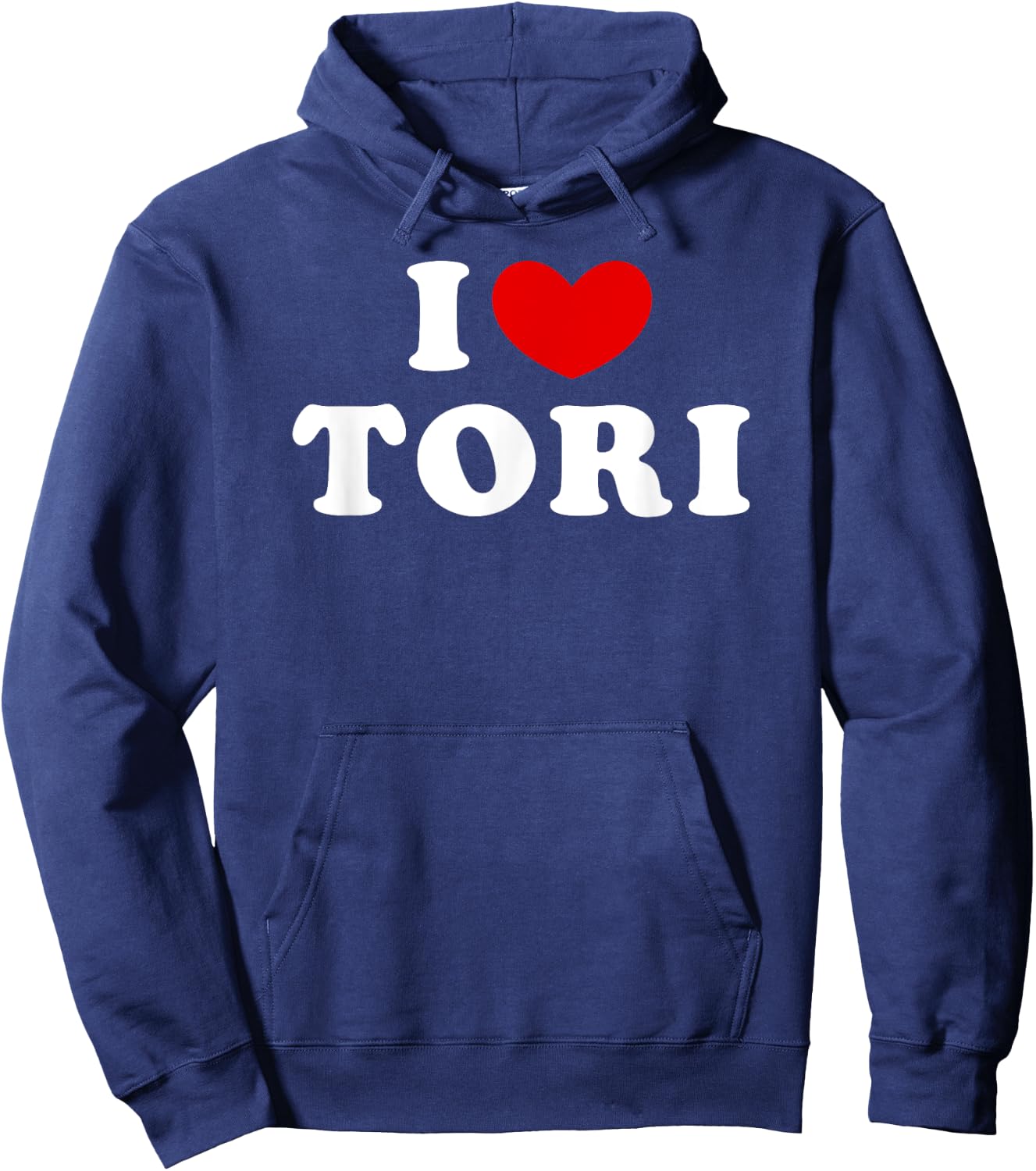 I Love Tori, I Heart Tori Hoodie - Hoodie | Navy