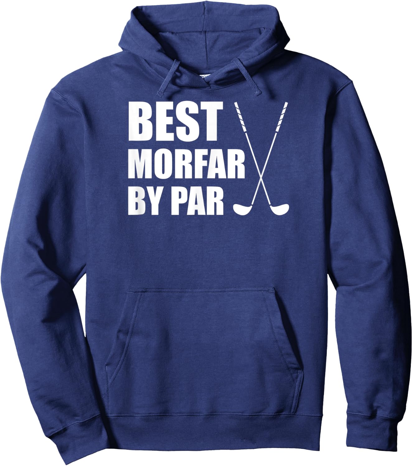 Best Morfar By Par Swedish Grandpa Golfer Pun Hoodie - Hoodie | Navy