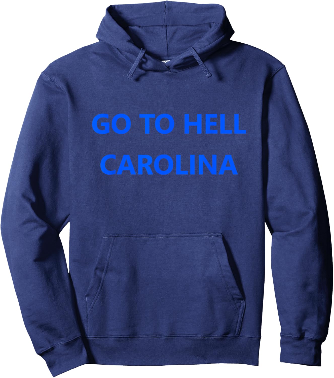 Go To Hell Carolina GTHC Basketball Hoodie - Hoodie | Navy