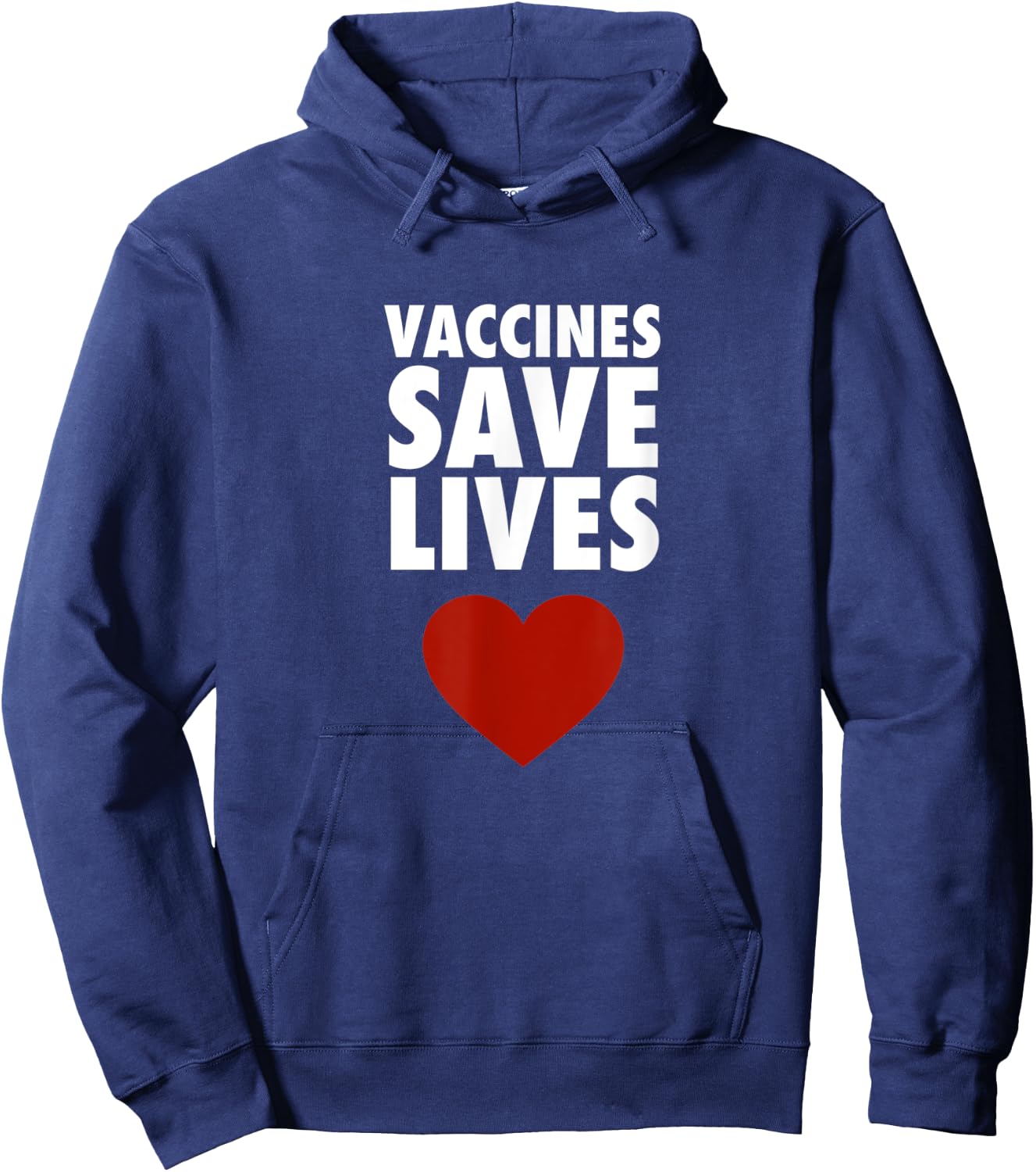 Vaccines Save Lives - Pro Vaccination Hoodie - Hoodie | Navy