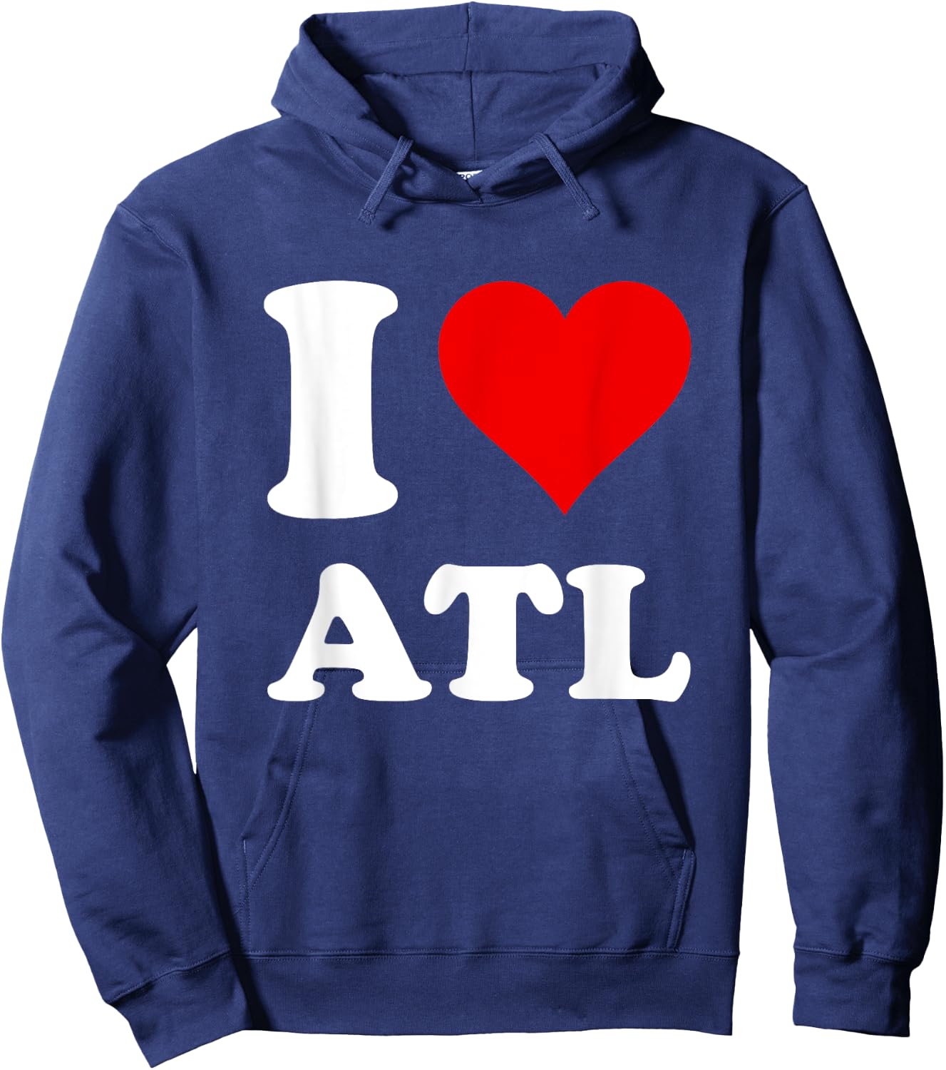 I Love Atl Hoodie - Hoodie | Navy