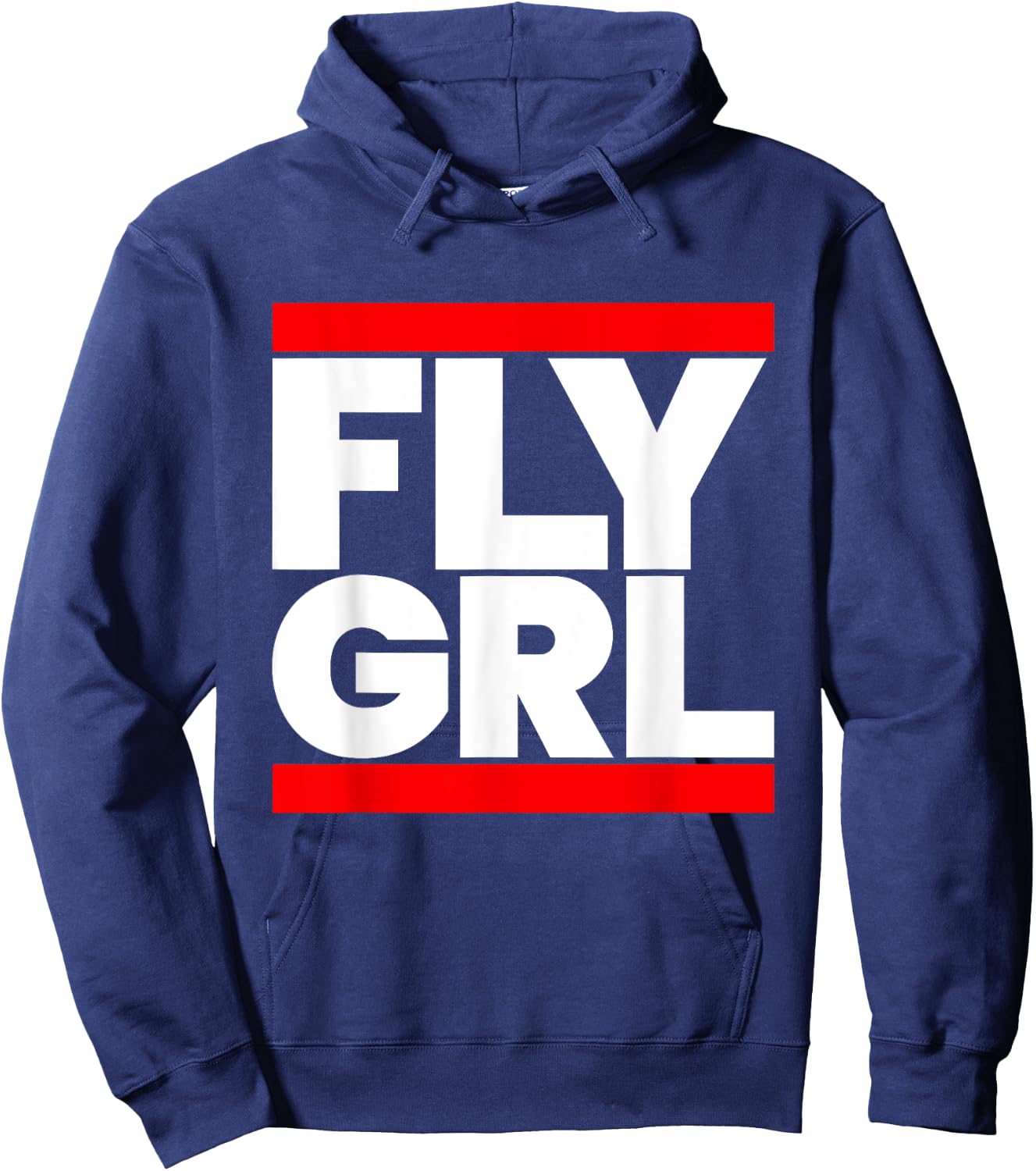 Fly Grl Shirt, Run Fly Grl Hoodie - Hoodie | Navy