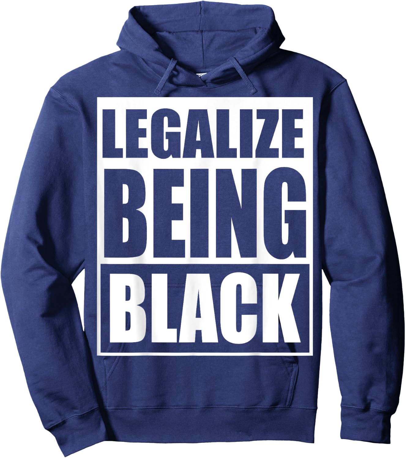 Legalize Being Black.Black power Hoodie - Hoodie | Navy