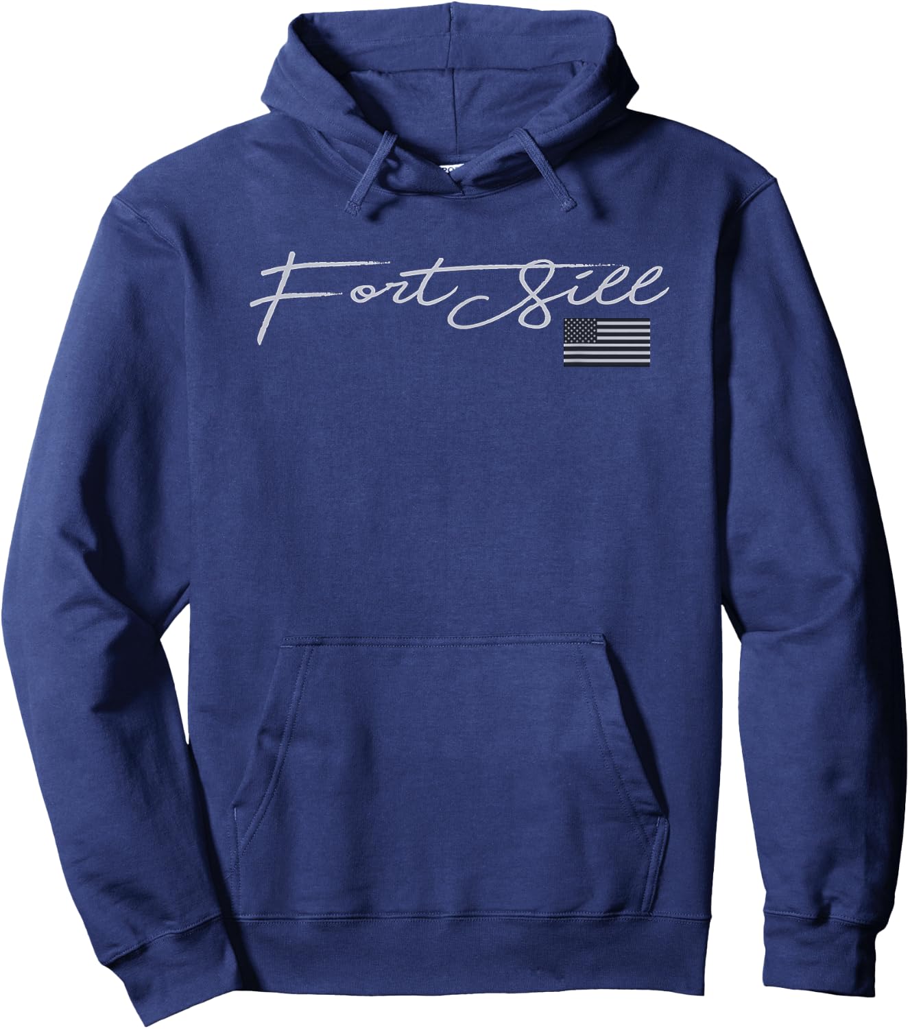 United States Army Military Fort Sill Script Hoodie - Hoodie | Navy