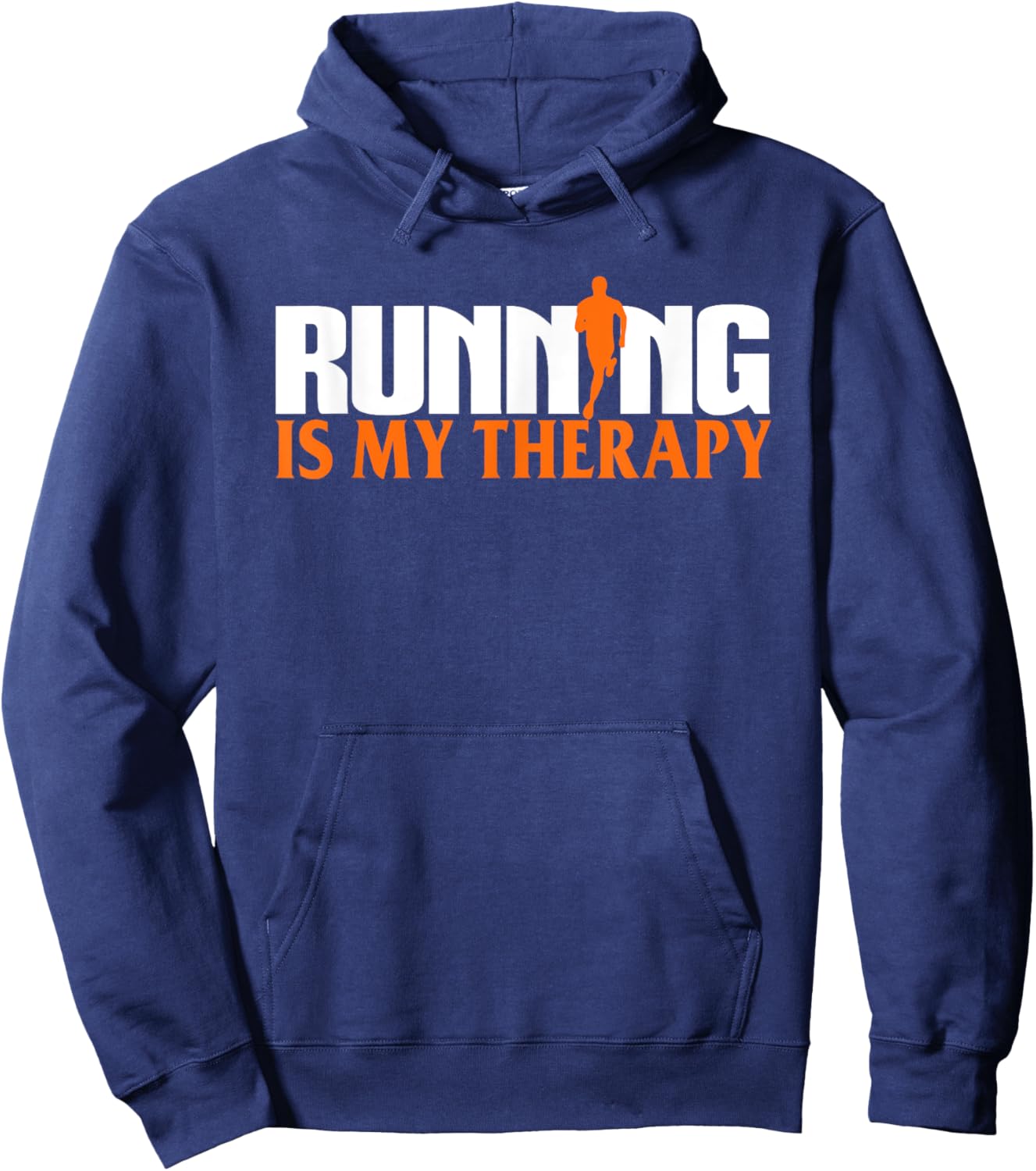 Running-is My Therapy 2024 Hoodie - Hoodie | Navy
