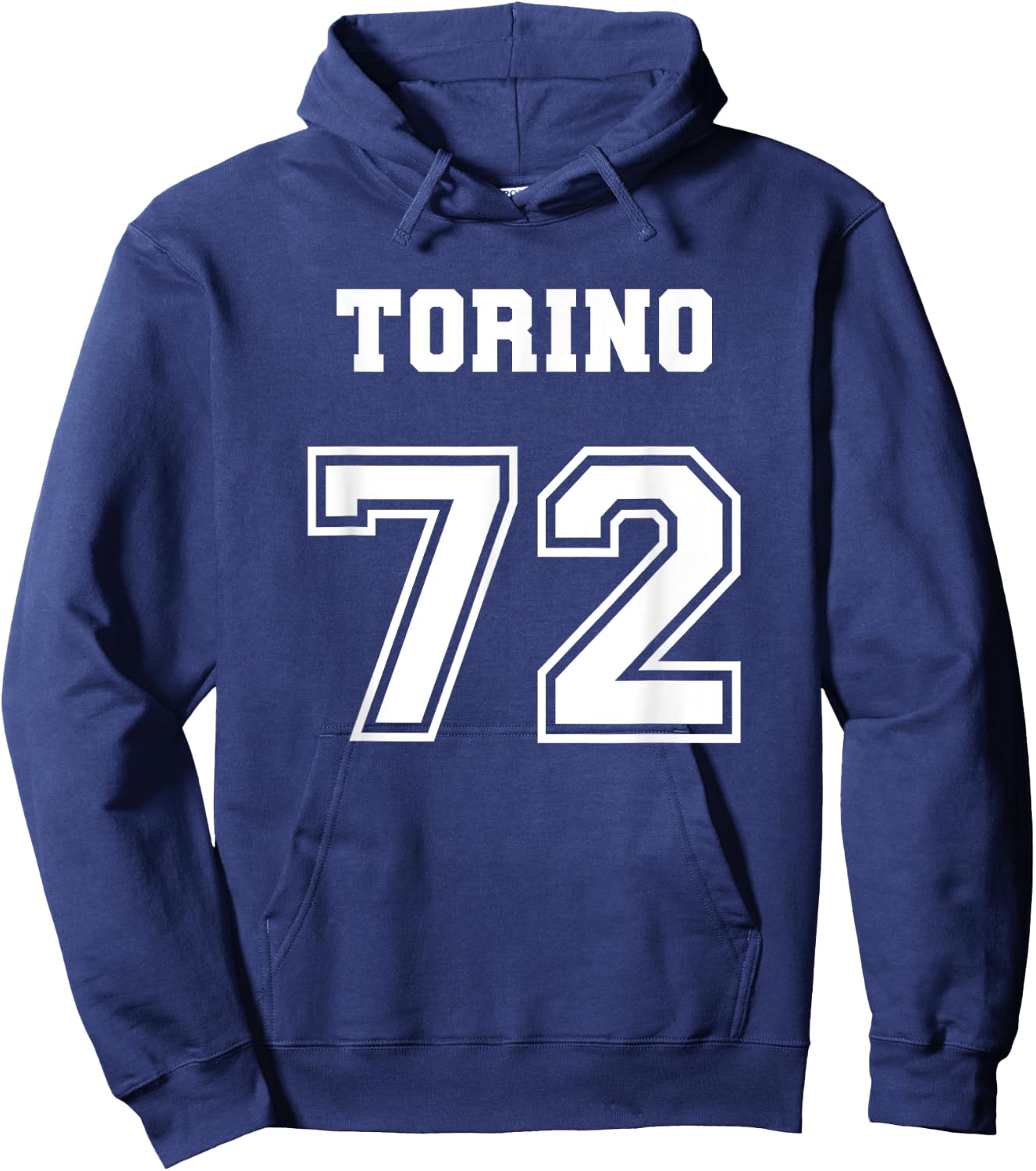 Jersey Style Torino 72 1972 Muscle Classic Car Hoodie - Hoodie | Navy
