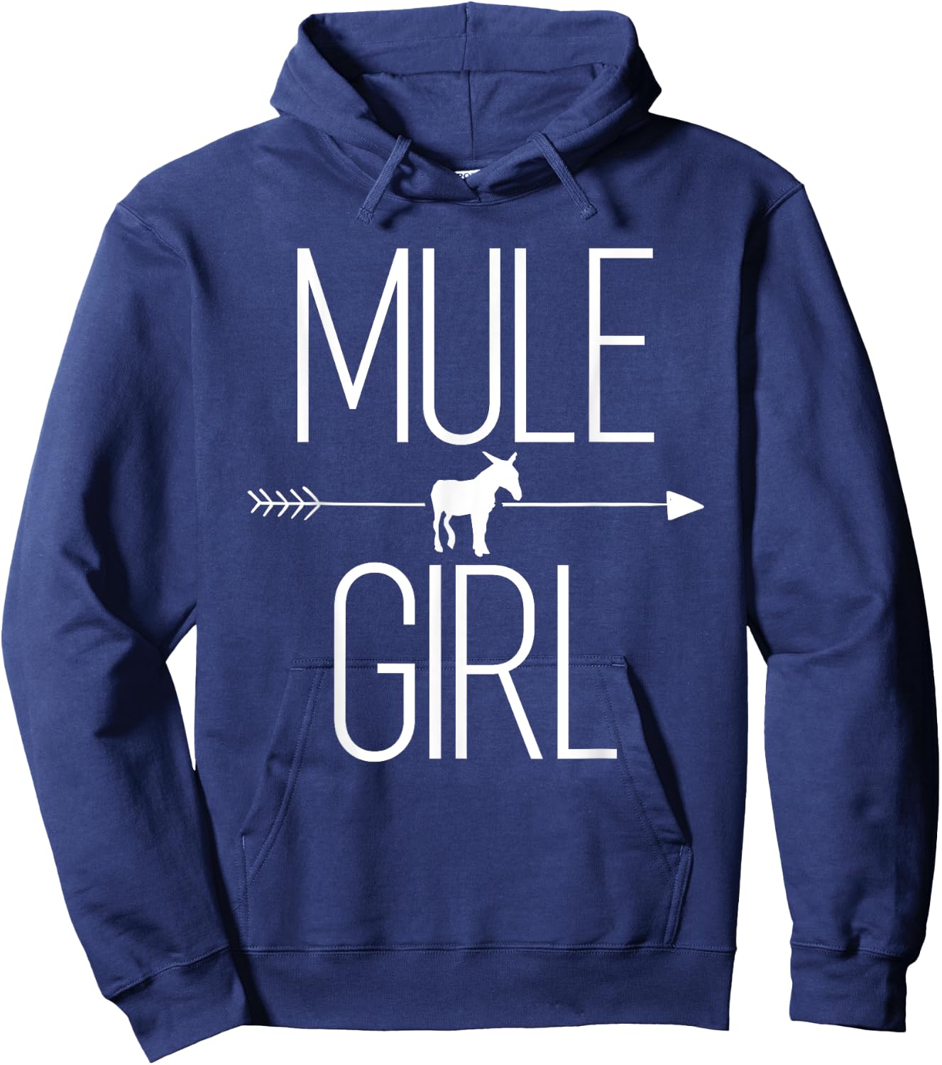 Mule Girl Gift Donkey Horse Hybrid Lover Hoodie - Hoodie | Navy
