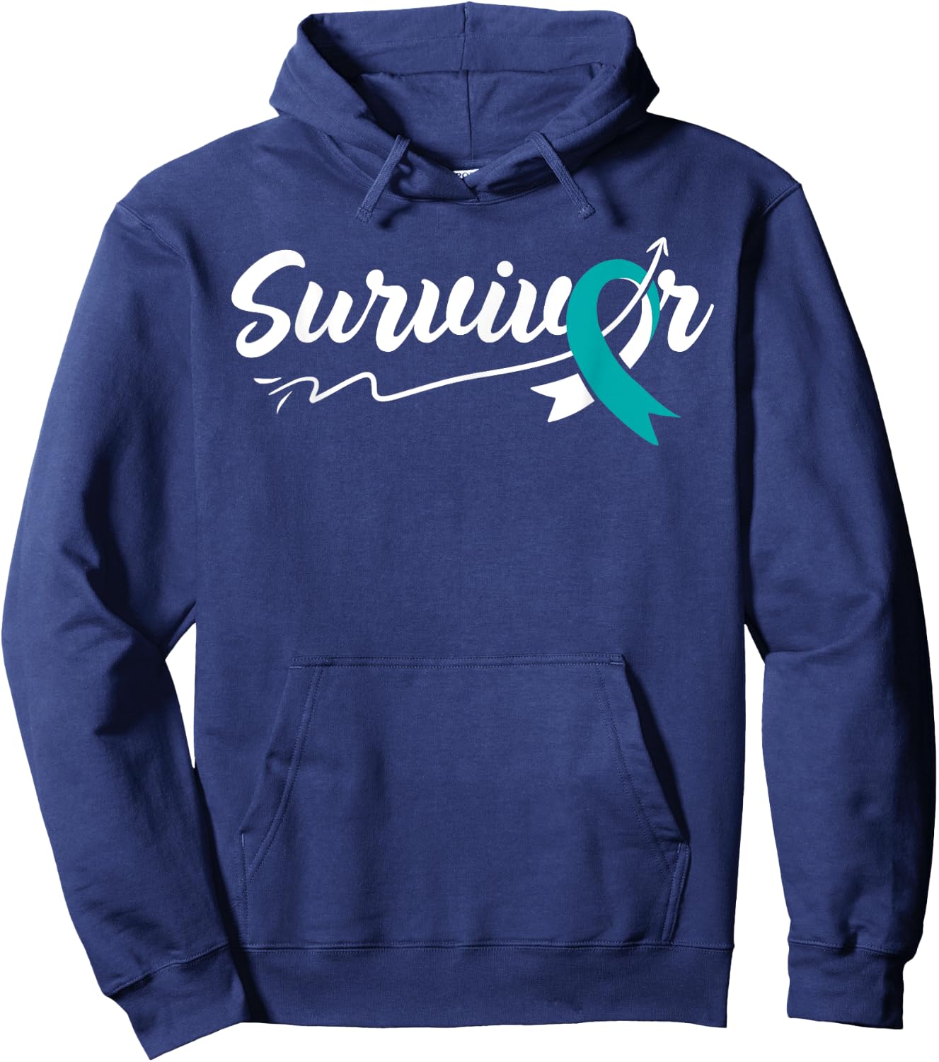Survivor Cervical Cancer Hoodie - Hoodie | Navy