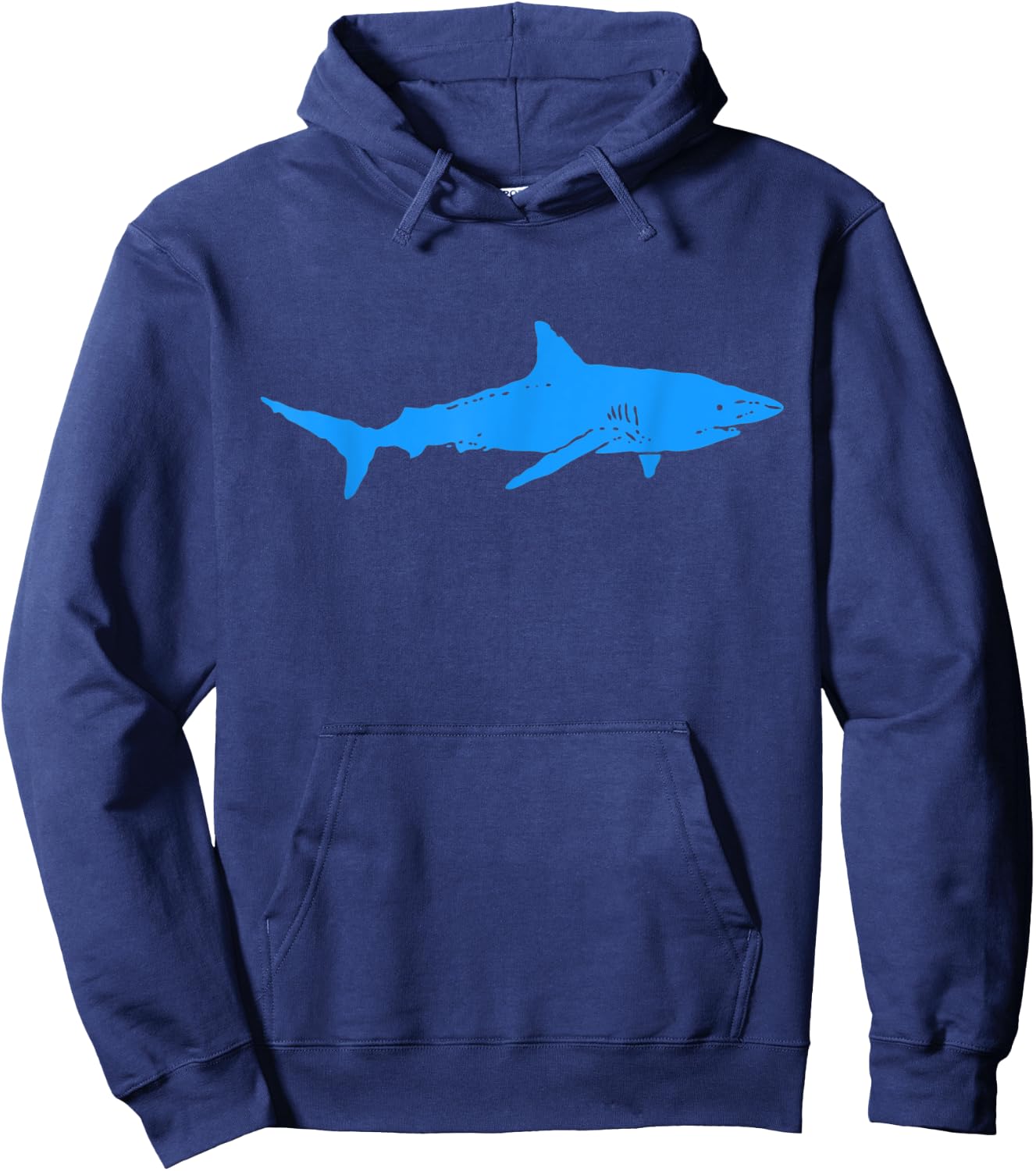 Shark | Cool Blue Shark | Shark Ocean Gift Hoodie - Hoodie | Navy