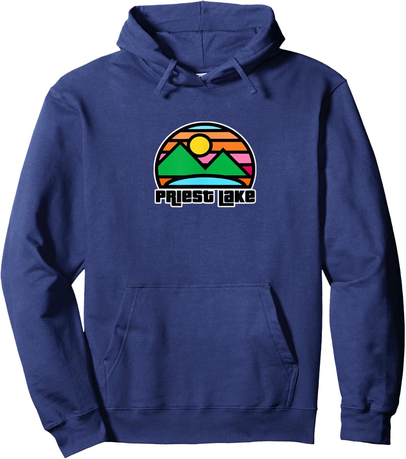 Priest Lake Idaho Nature Vacation Souvenir Hoodie - Hoodie | Navy