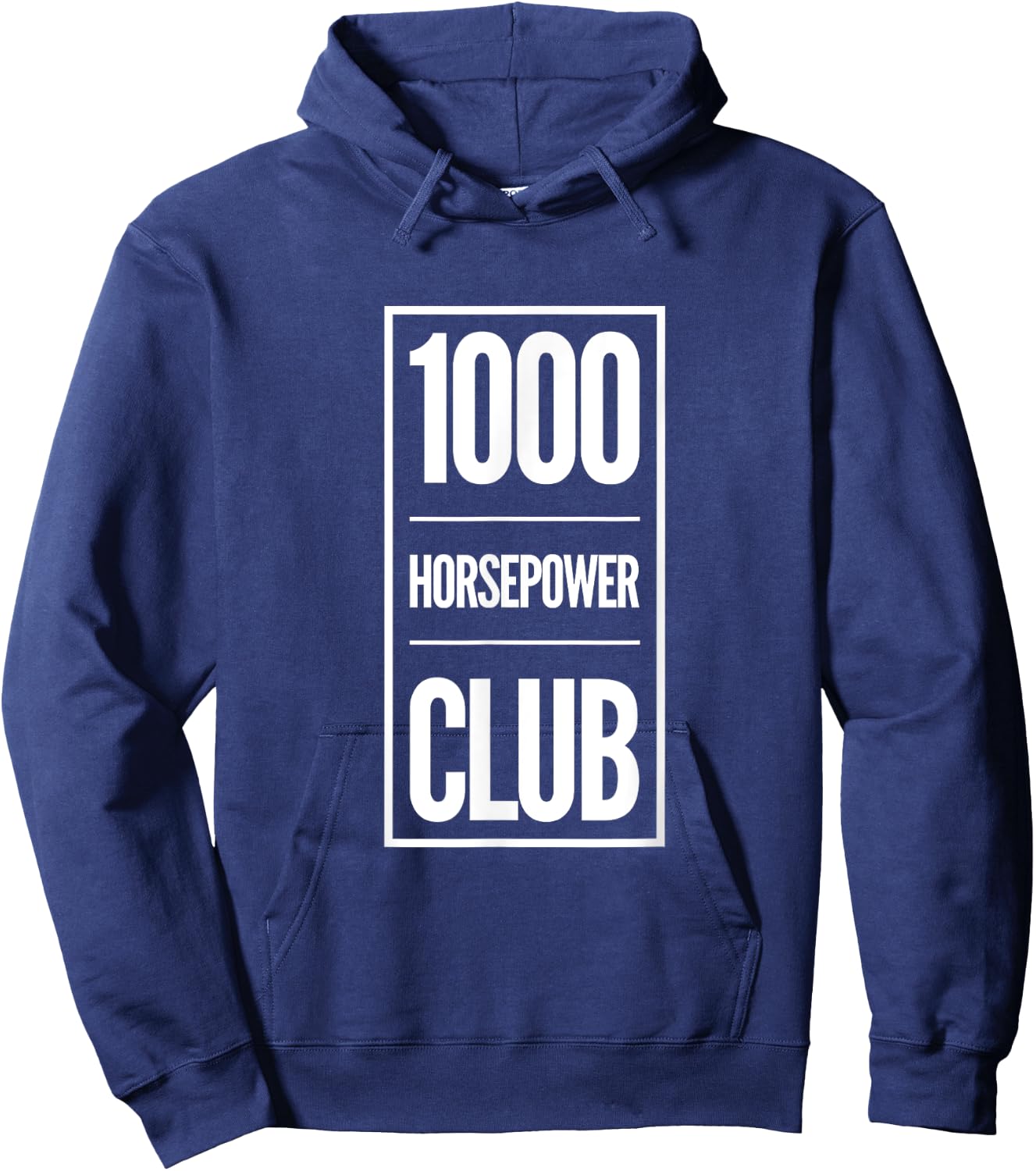 1000 Horsepower Club Hoodie - Hoodie | Navy