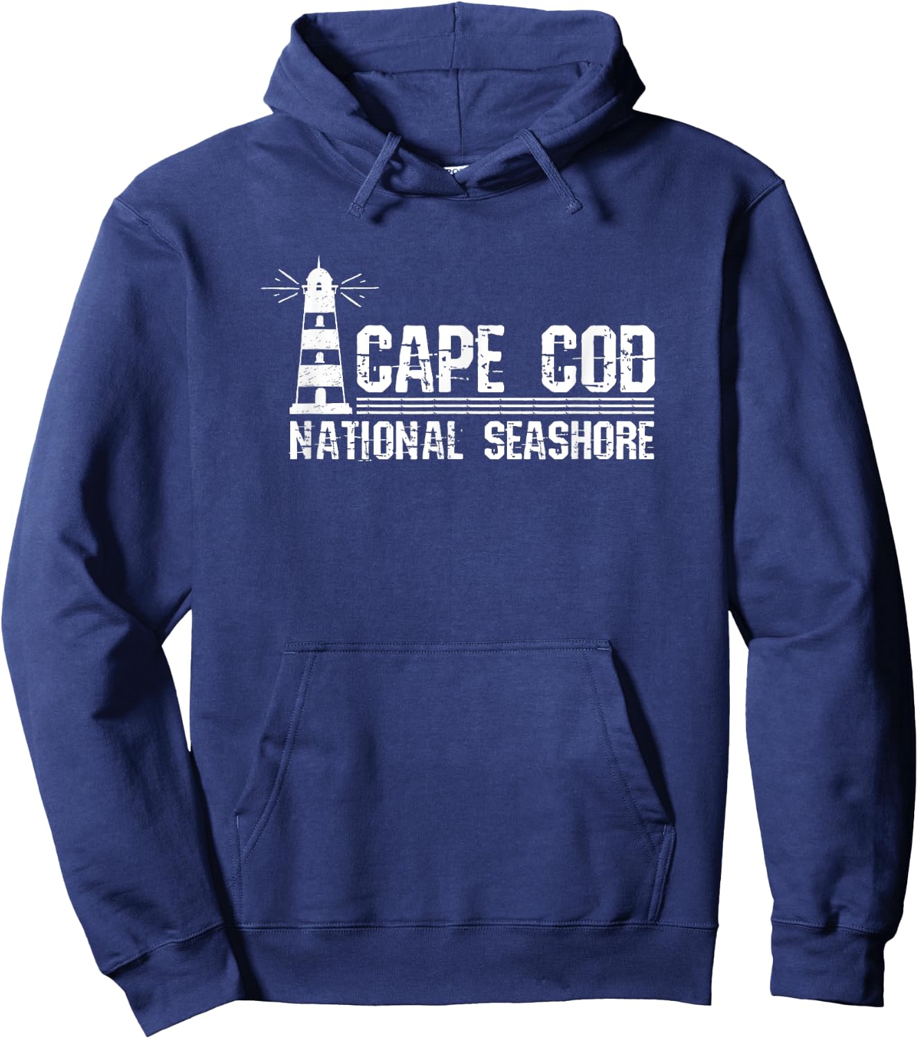 Lighthouse Cape Cod National Seashore Hoodie - Hoodie | Navy
