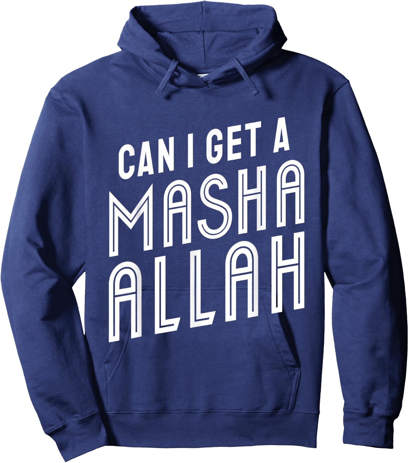 Can I Get A Masha Allah Hoodie - Hoodie | Navy