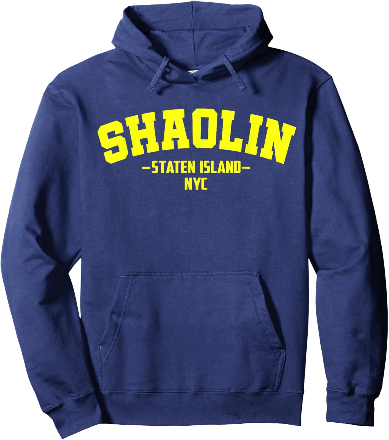 Shaolin Staten Island NYC Retro 90's Hip-Hop Hoodie - Hoodie | Navy