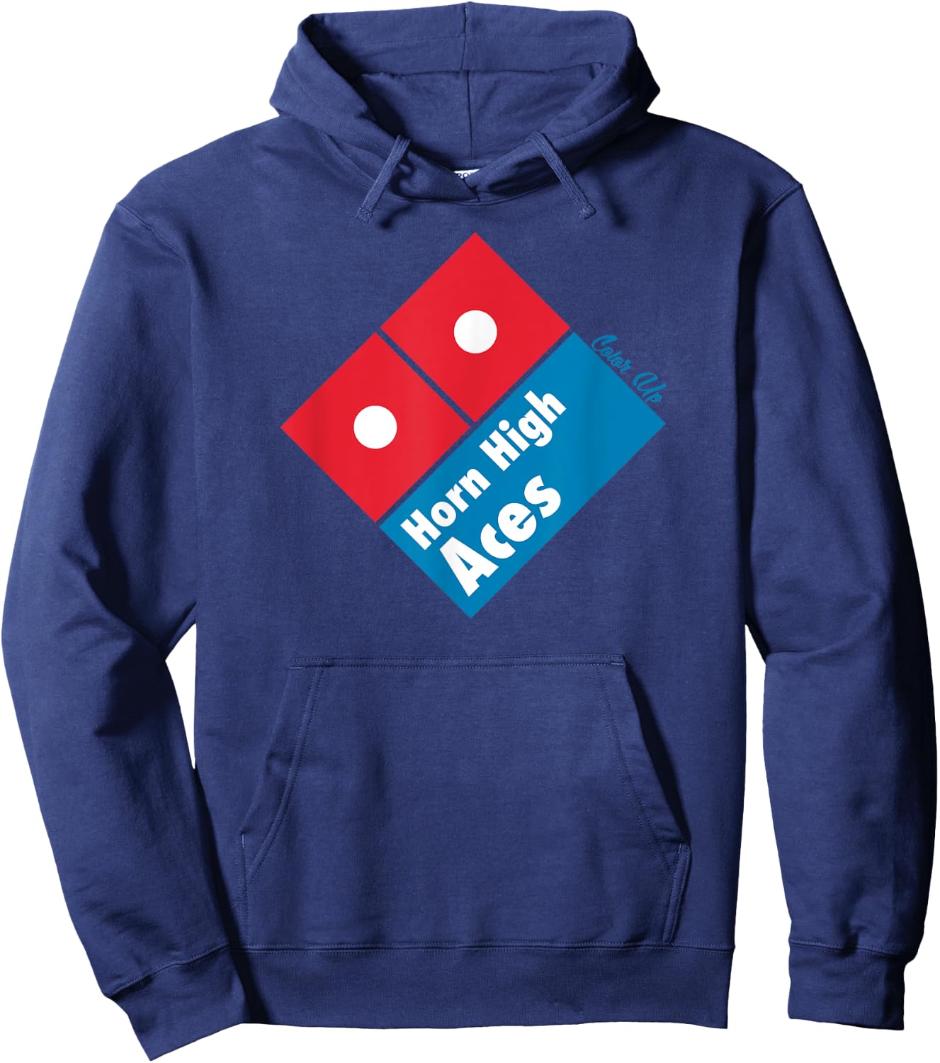 Horn High Aces Casino Craps Gambling Hoodie - Hoodie | Navy
