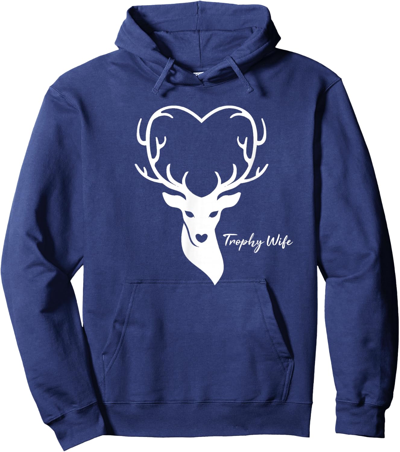 Trophy Wife Hunter's Wife Hunting Hoodie - Hoodie | Navy