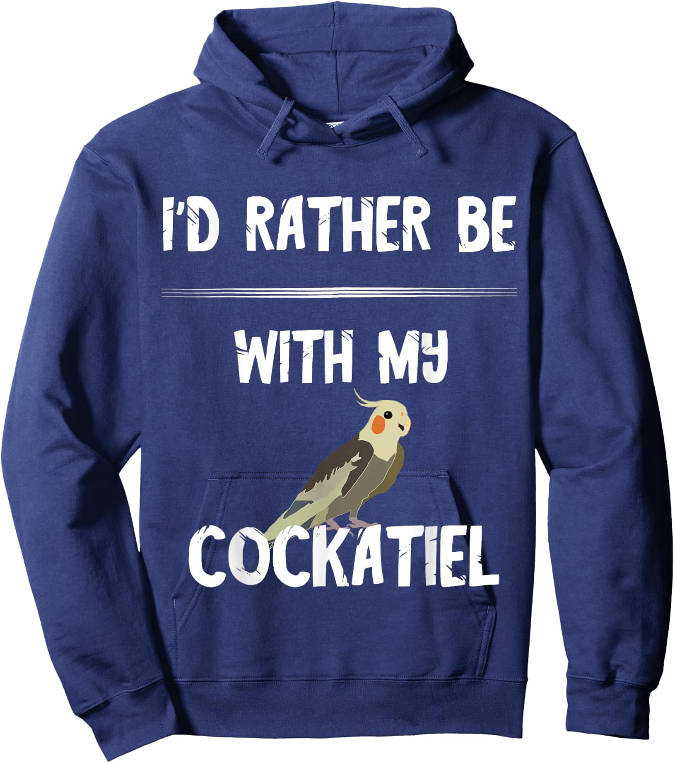 Cockatiel Budgie Bird Owner Parrots Birds Hoodie - Hoodie | Navy