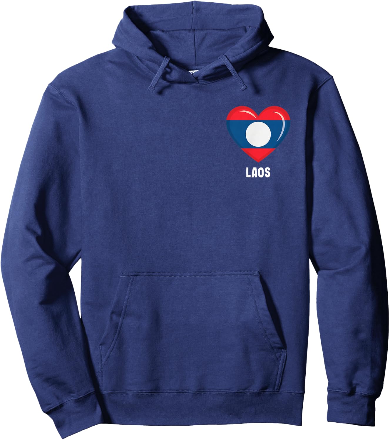 Laos Flag Shirt | Laotian Hoodie - Hoodie | Navy