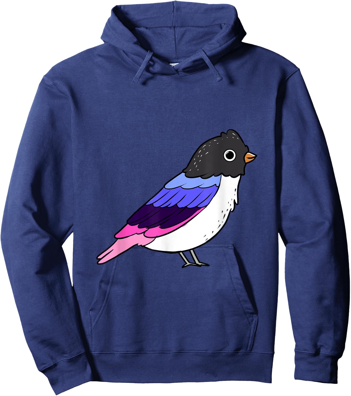 Omnisexual Bird Omnisexual Pride Hoodie - Hoodie | Navy