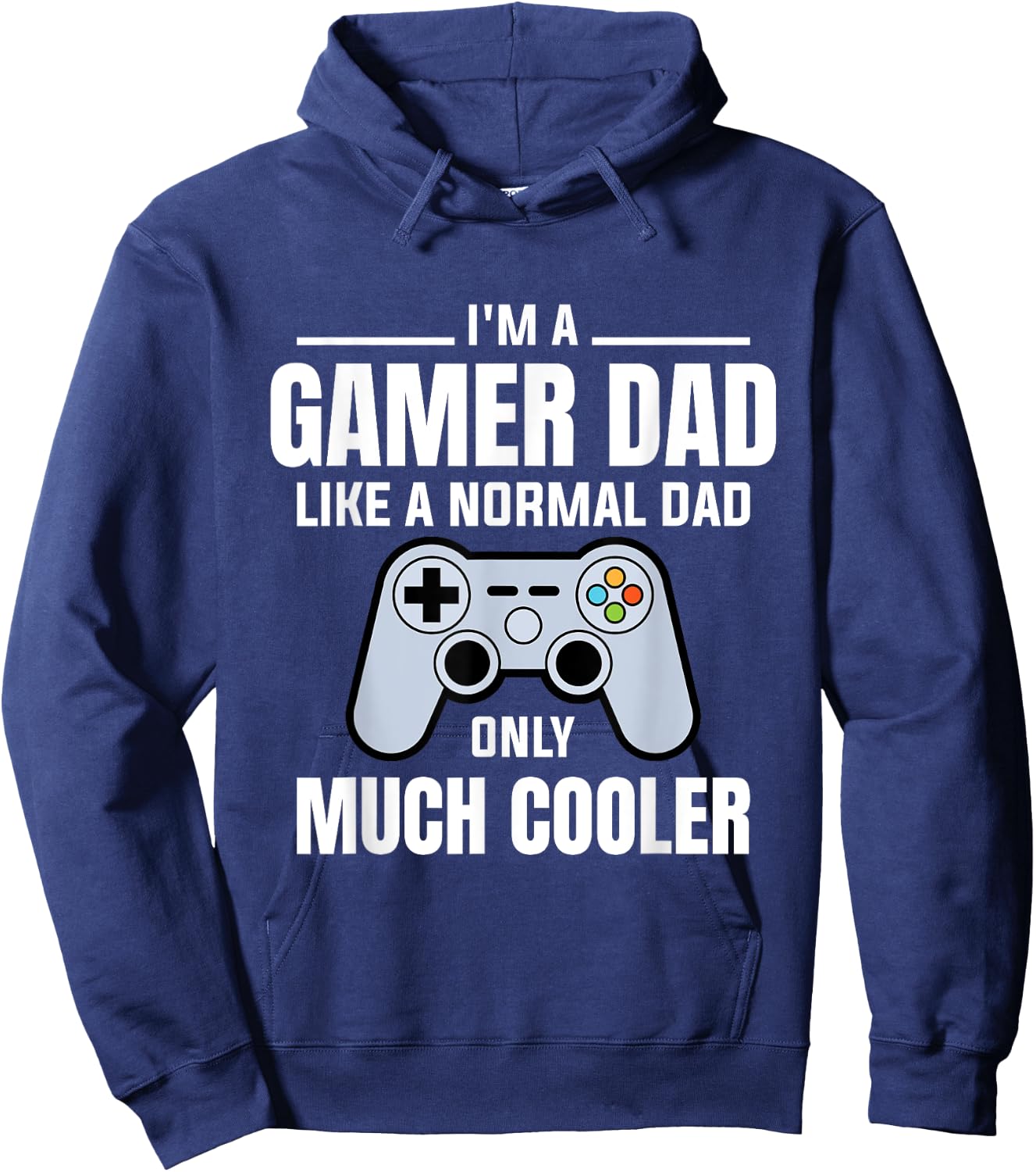 Gamer Dad Like A Normal Dad - Video Game Father Hoodie - Hoodie | Navy