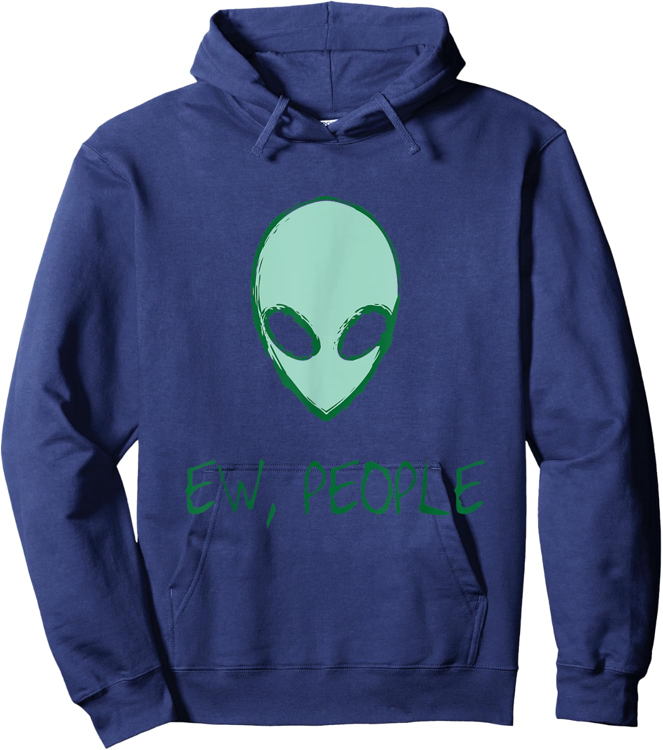 Alien Shirt Ew People Alien Hoodie - Hoodie | Navy