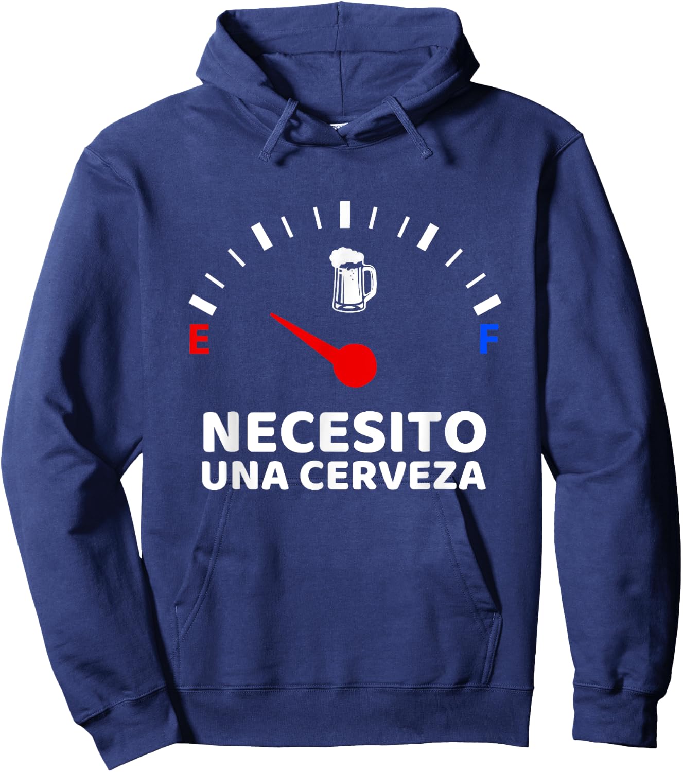 Necesito Una Cerveza Hoodie - Hoodie | Navy