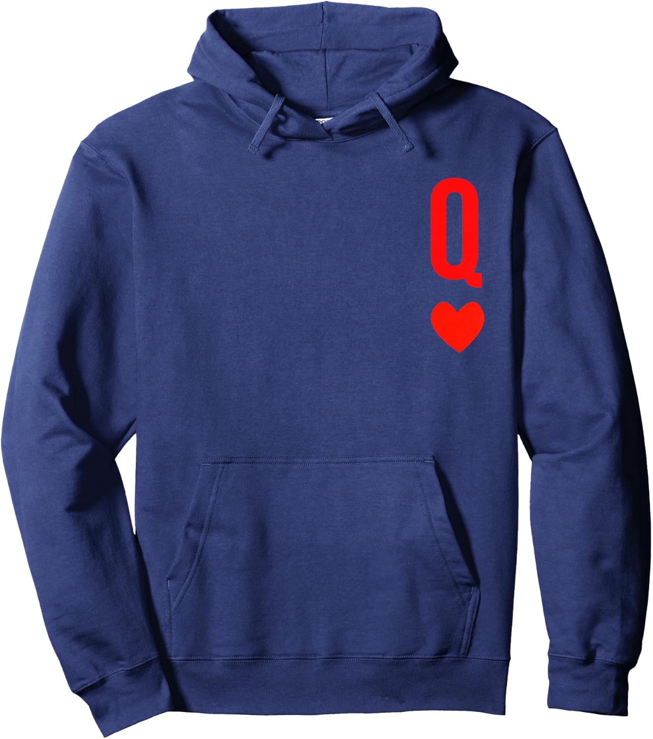 Queen of Hearts Hoodie - Hoodie | Navy
