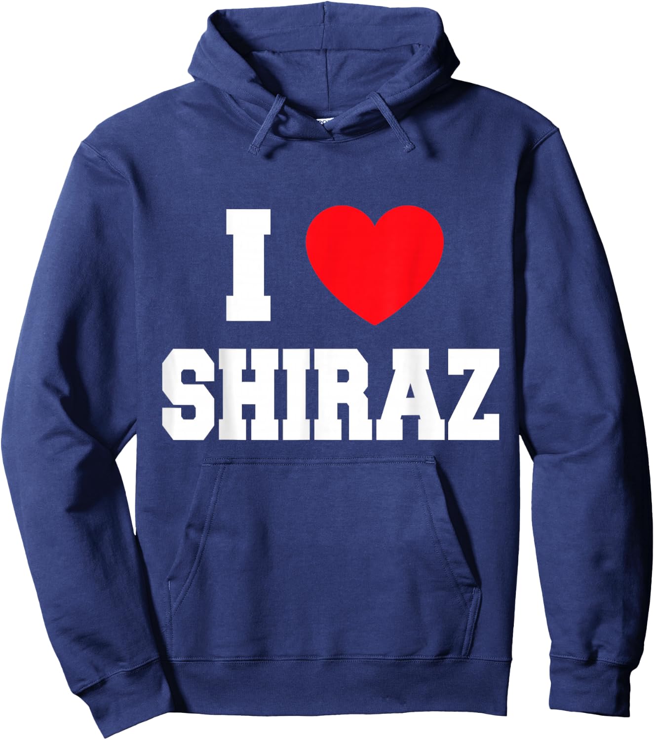 I Love Shiraz Hoodie - Hoodie | Navy