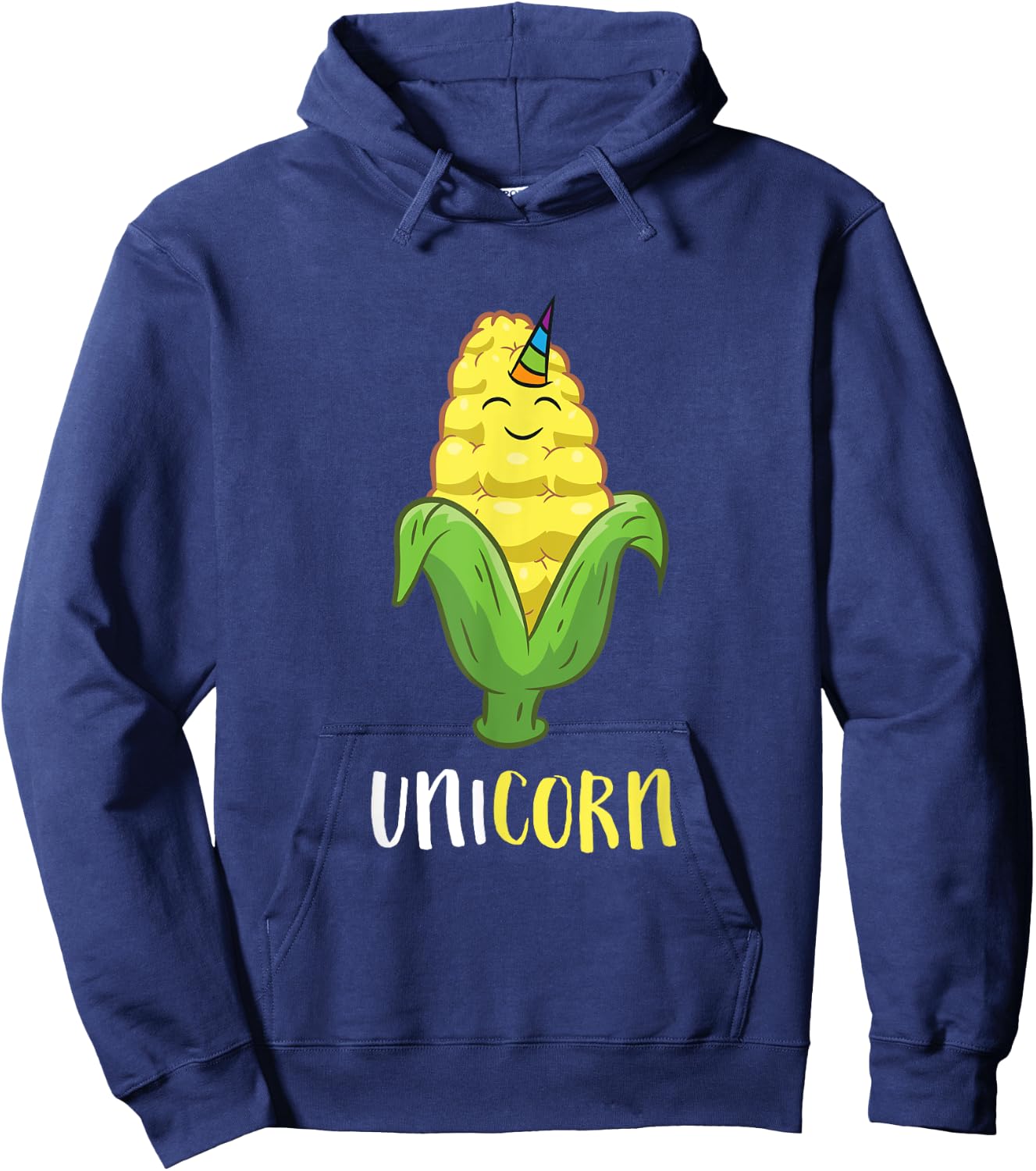 Uni Corn Unicorn Corn Lovers Corn Farmer Hoodie - Hoodie | Navy