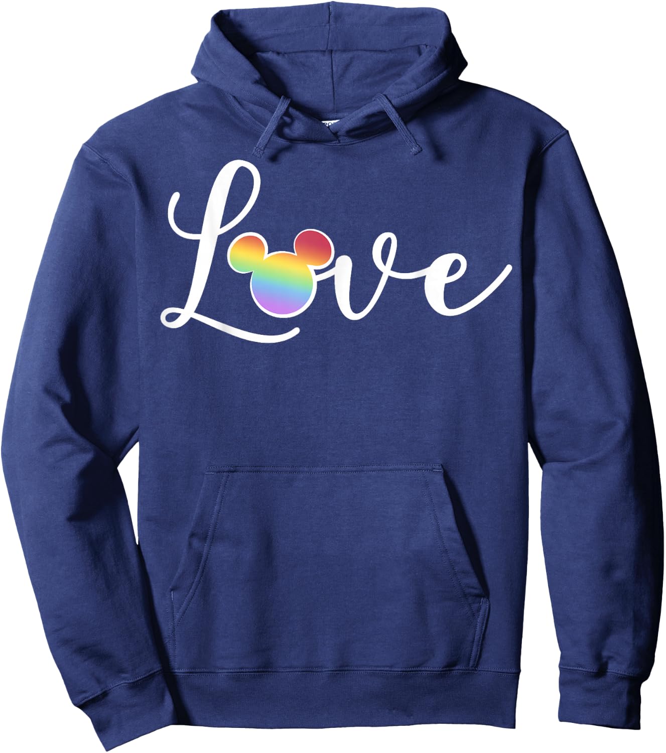 Disney Mickey And Friends Rainbow Love C2 Hoodie - Hoodie | Navy