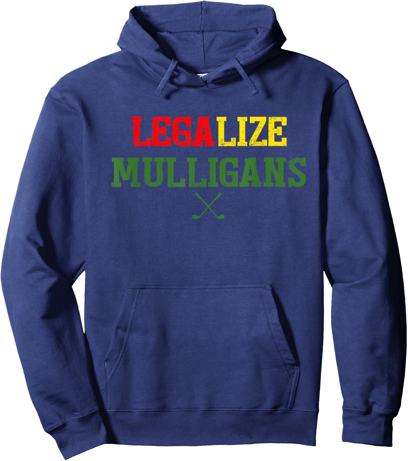 Legalize Mulligans Golf Hoodie - Hoodie | Navy