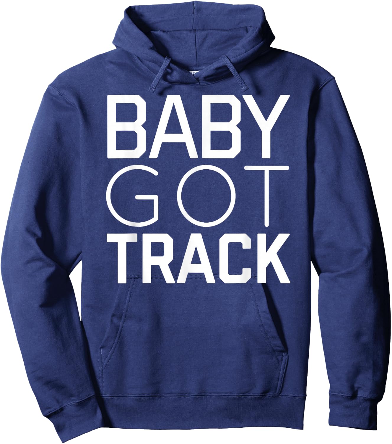Baby Got Track Cool Track and Field Hoodie - Hoodie | Navy