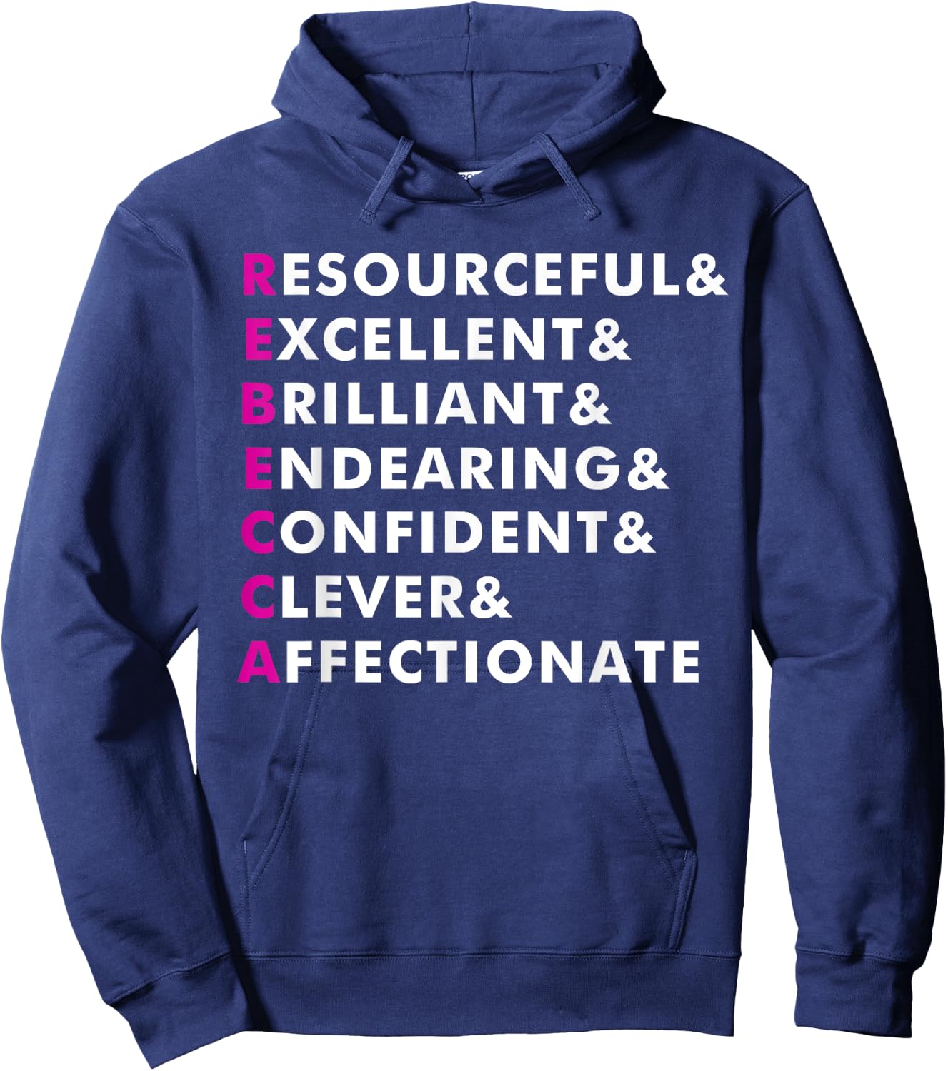 Rebecca Name Shirt Personalized Gift Hoodie - Hoodie | Navy