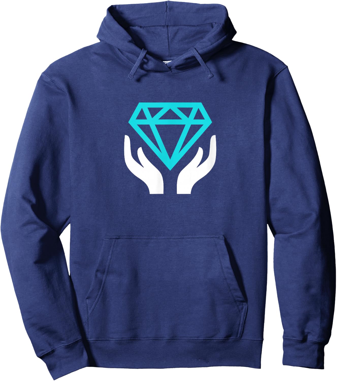 Hodl Diamond Hands crypto Hoodie - Hoodie | Navy