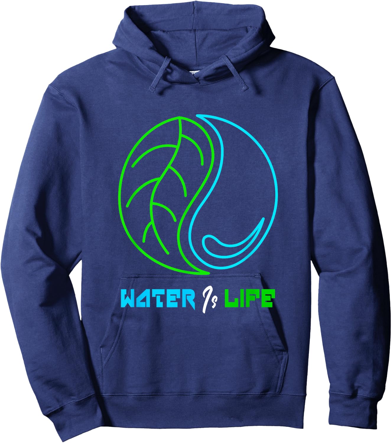 Water is Life, World Water Day 2021 Hoodie - Hoodie | Navy