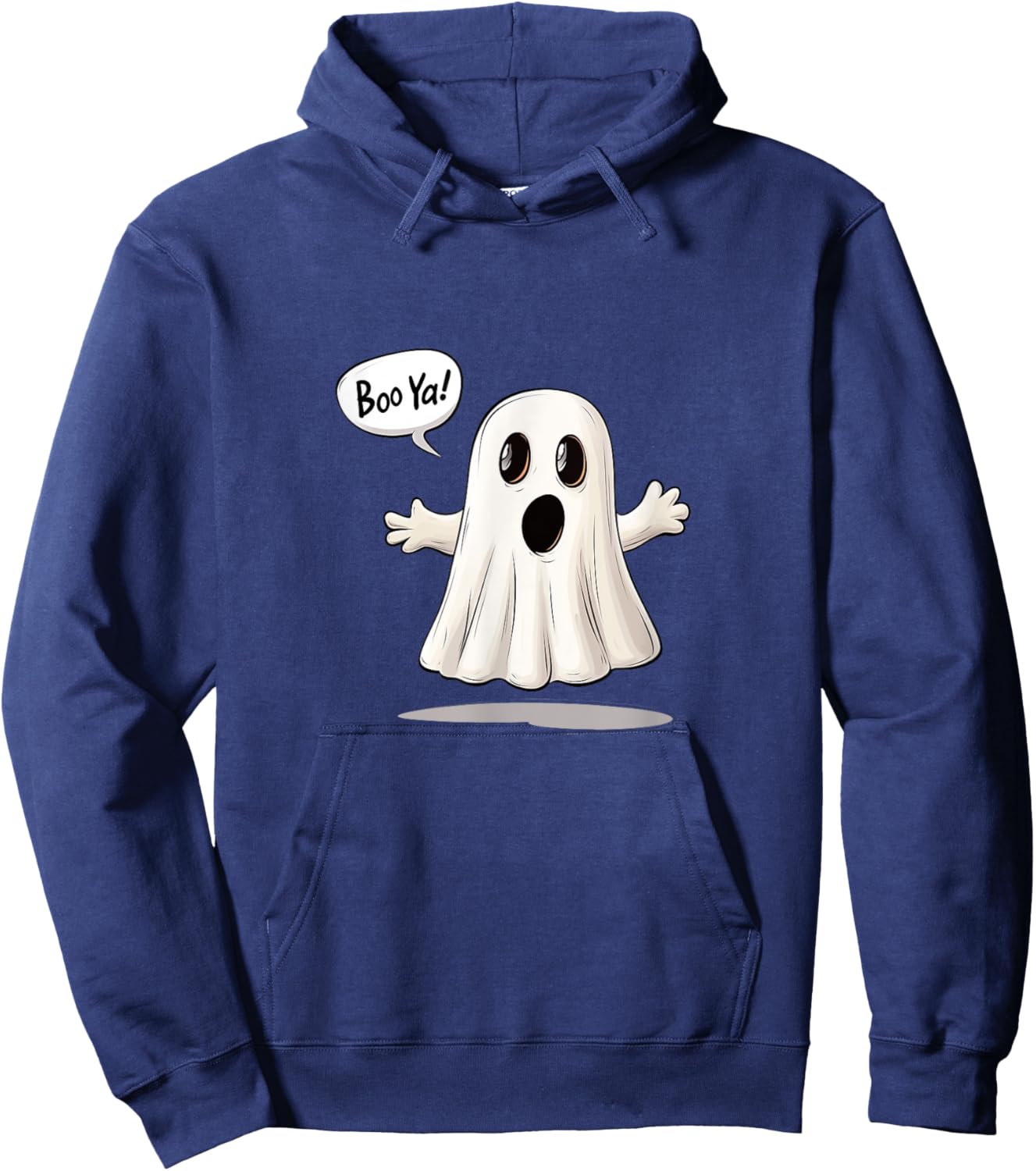 Cute Ghost Funny Halloween Hoodie - Hoodie | Navy
