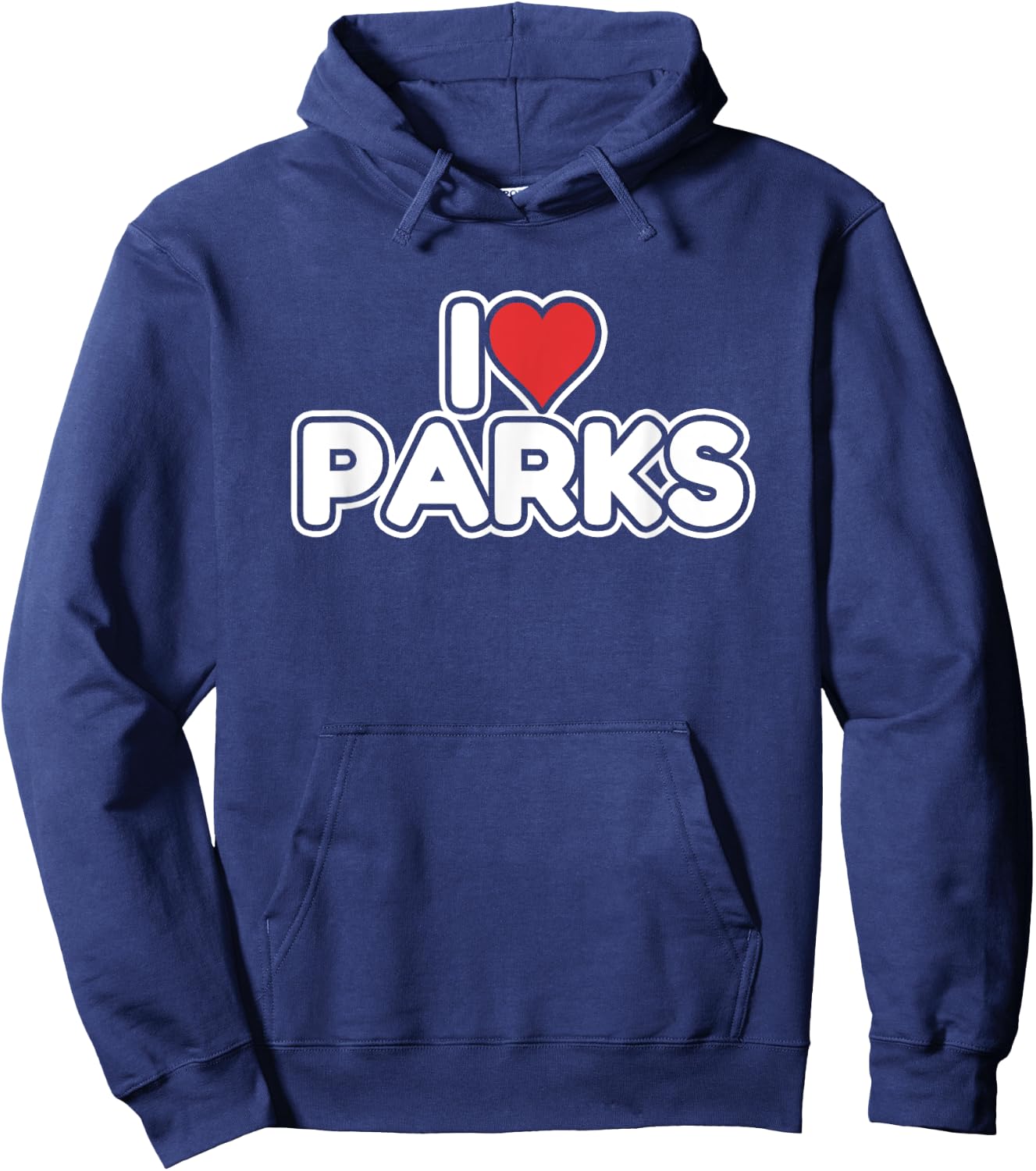 I Love Parks Hoodie - Hoodie | Navy