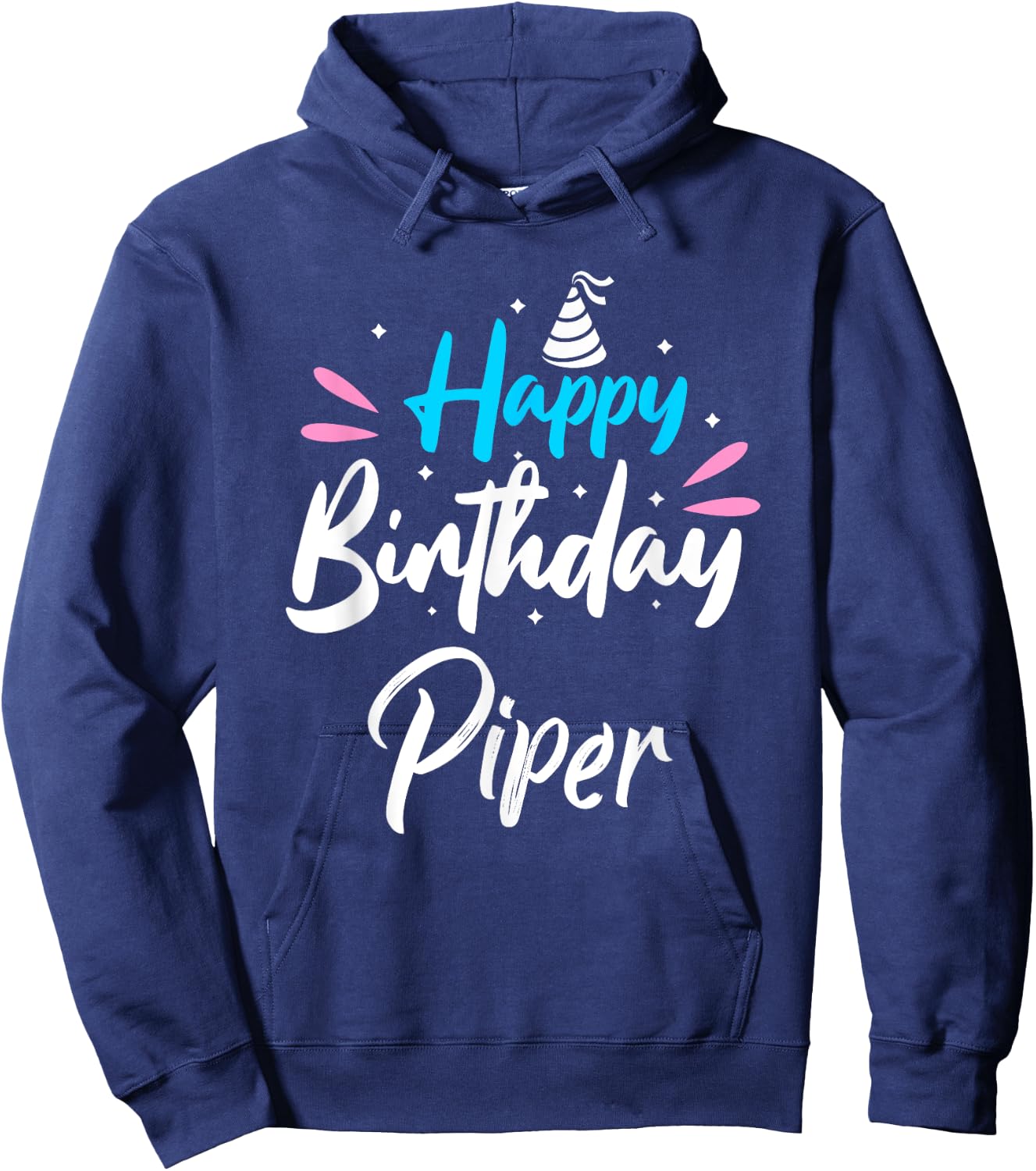 Happy Birthday Piper Hoodie - Hoodie | Navy